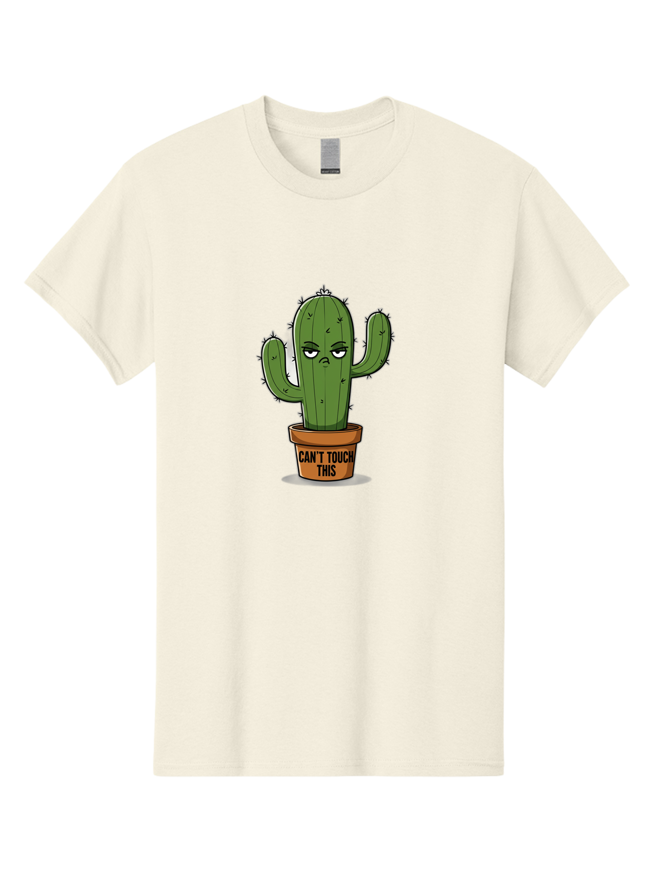 Can-T-Touch-This-Cactus-1 Men'S Graphic Tee, 100% Cotton, Comfortable Casual Summer Wear, Machine Washable, Vintage Camera, Old Camera, Antique Camera, Black Camera, Classic Photography, Photography Equipment, Nostalgic Device, Film Camera, Bak169