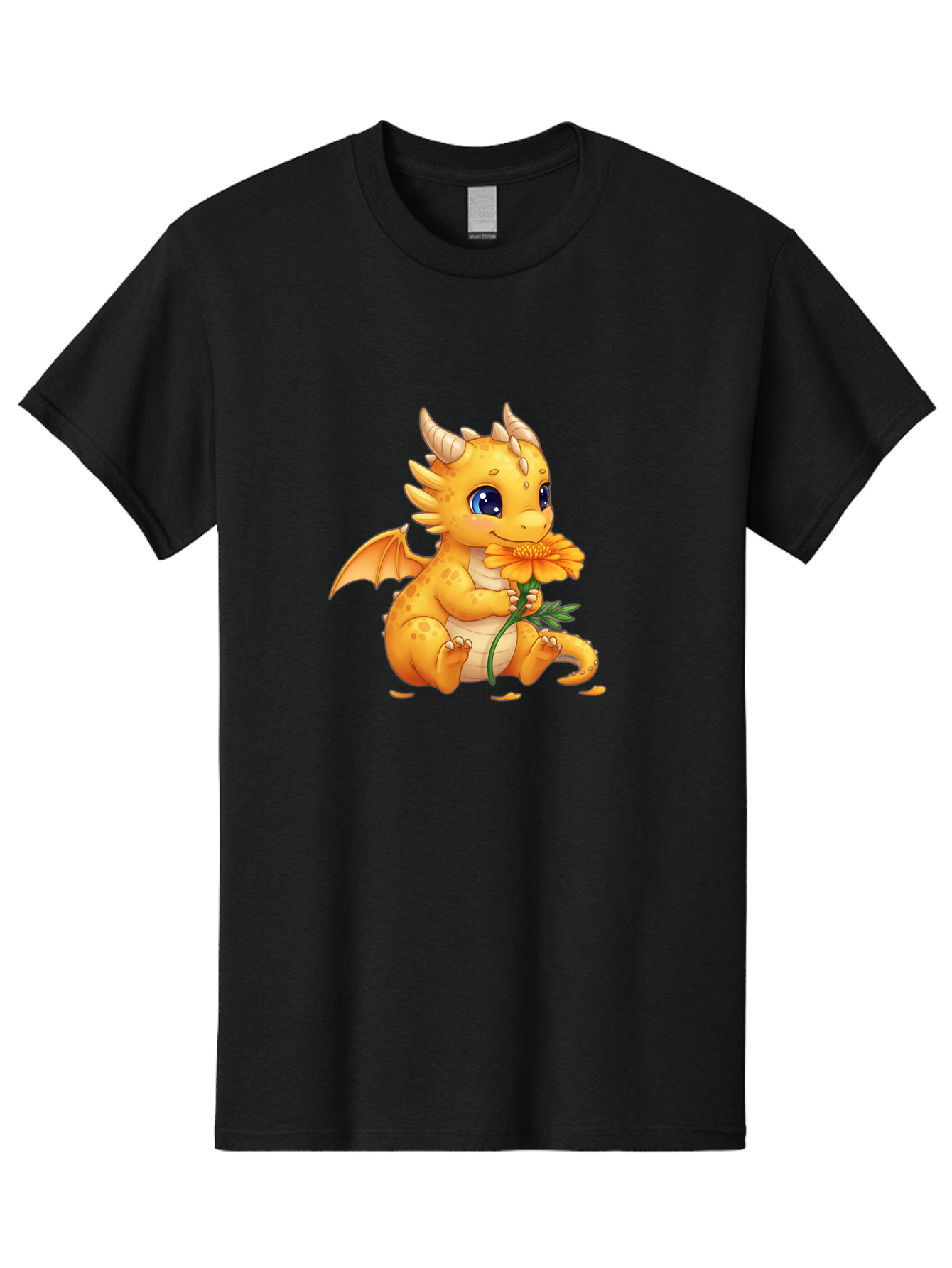 Cartoon-Dragon-With-Flower Men'S Graphic Tee, 100% Cotton, Comfortable Casual Summer Wear, Machine Washable, Vintage Camera, Old Camera, Antique Camera, Black Camera, Classic Photography, Photography Equipment, Nostalgic Device, Film Camera, Bak181