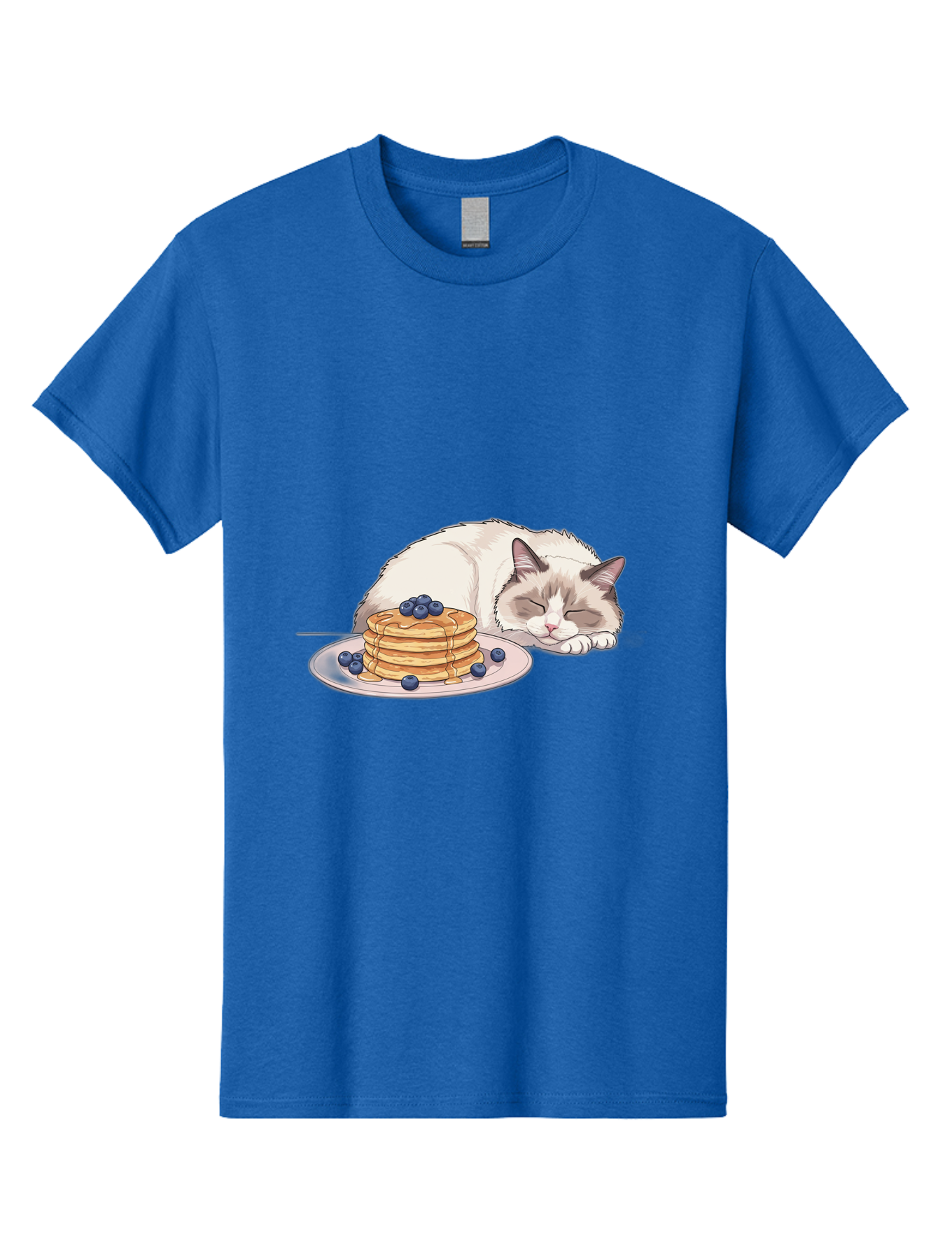 Cat-And-Pancakes-2 Men'S Graphic Tee, 100% Cotton, Comfortable Casual Summer Wear, Machine Washable, Vintage Camera, Old Camera, Antique Camera, Black Camera, Classic Photography, Photography Equipment, Nostalgic Device, Film Camera, Bak185