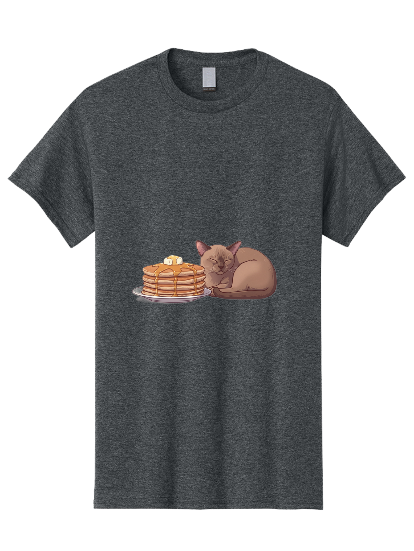 Cat-And-Pancakes-4 Men'S Graphic Tee, 100% Cotton, Comfortable Casual Summer Wear, Machine Washable, Vintage Camera, Old Camera, Antique Camera, Black Camera, Classic Photography, Photography Equipment, Nostalgic Device, Film Camera, Bak187