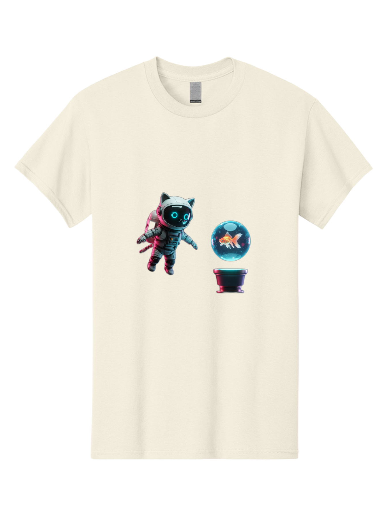 Cat-Astronaut-1 Men'S Graphic Tee, 100% Cotton, Comfortable Casual Summer Wear, Machine Washable, Vintage Camera, Old Camera, Antique Camera, Black Camera, Classic Photography, Photography Equipment, Nostalgic Device, Film Camera, Camera Art Bak189