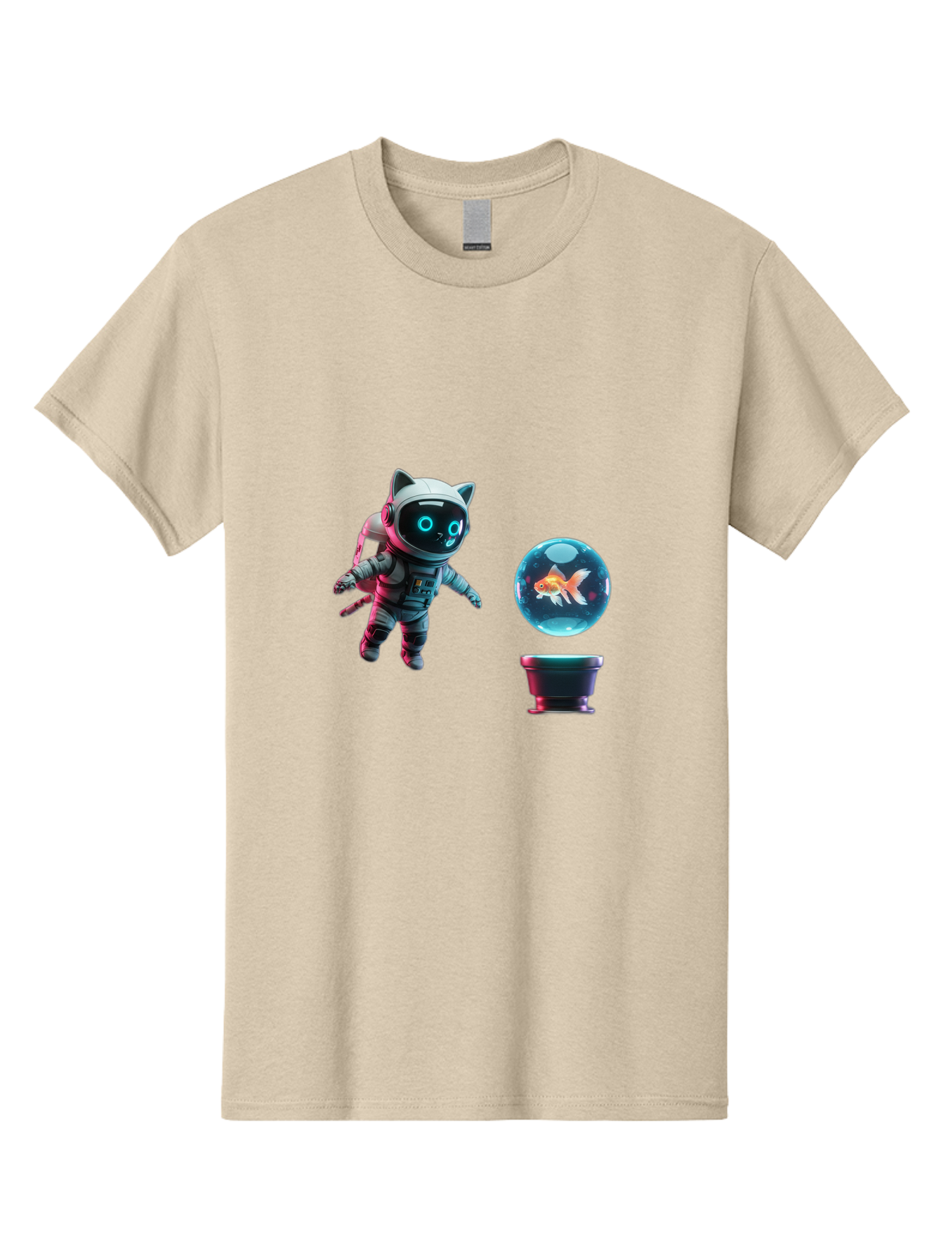 Cat-Astronaut-1 Men'S Graphic Tee, 100% Cotton, Comfortable Casual Summer Wear, Machine Washable, Vintage Camera, Old Camera, Antique Camera, Black Camera, Classic Photography, Photography Equipment, Nostalgic Device, Film Camera, Camera Art Bak189