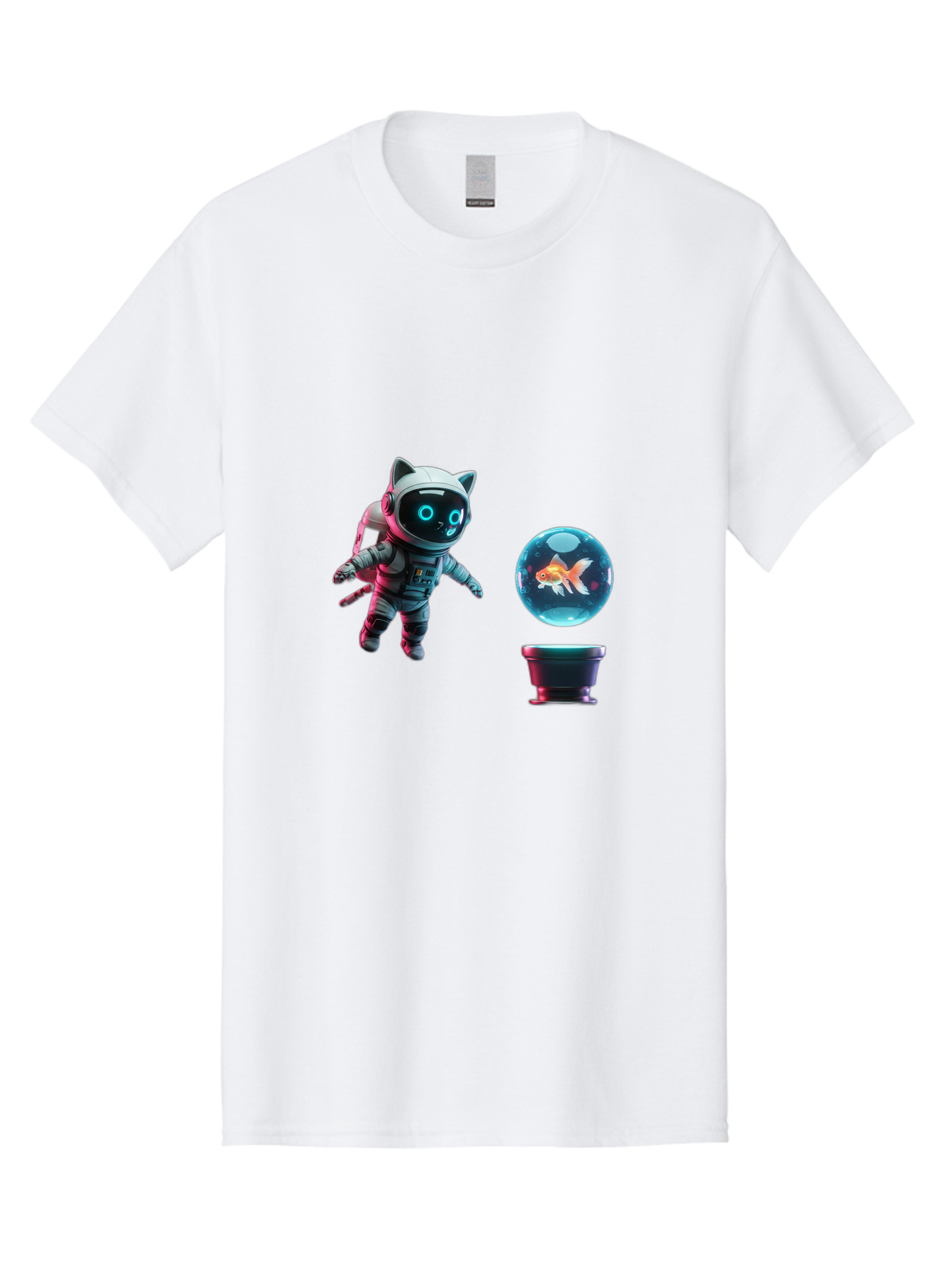 Cat-Astronaut-1 Men'S Graphic Tee, 100% Cotton, Comfortable Casual Summer Wear, Machine Washable, Vintage Camera, Old Camera, Antique Camera, Black Camera, Classic Photography, Photography Equipment, Nostalgic Device, Film Camera, Camera Art Bak189