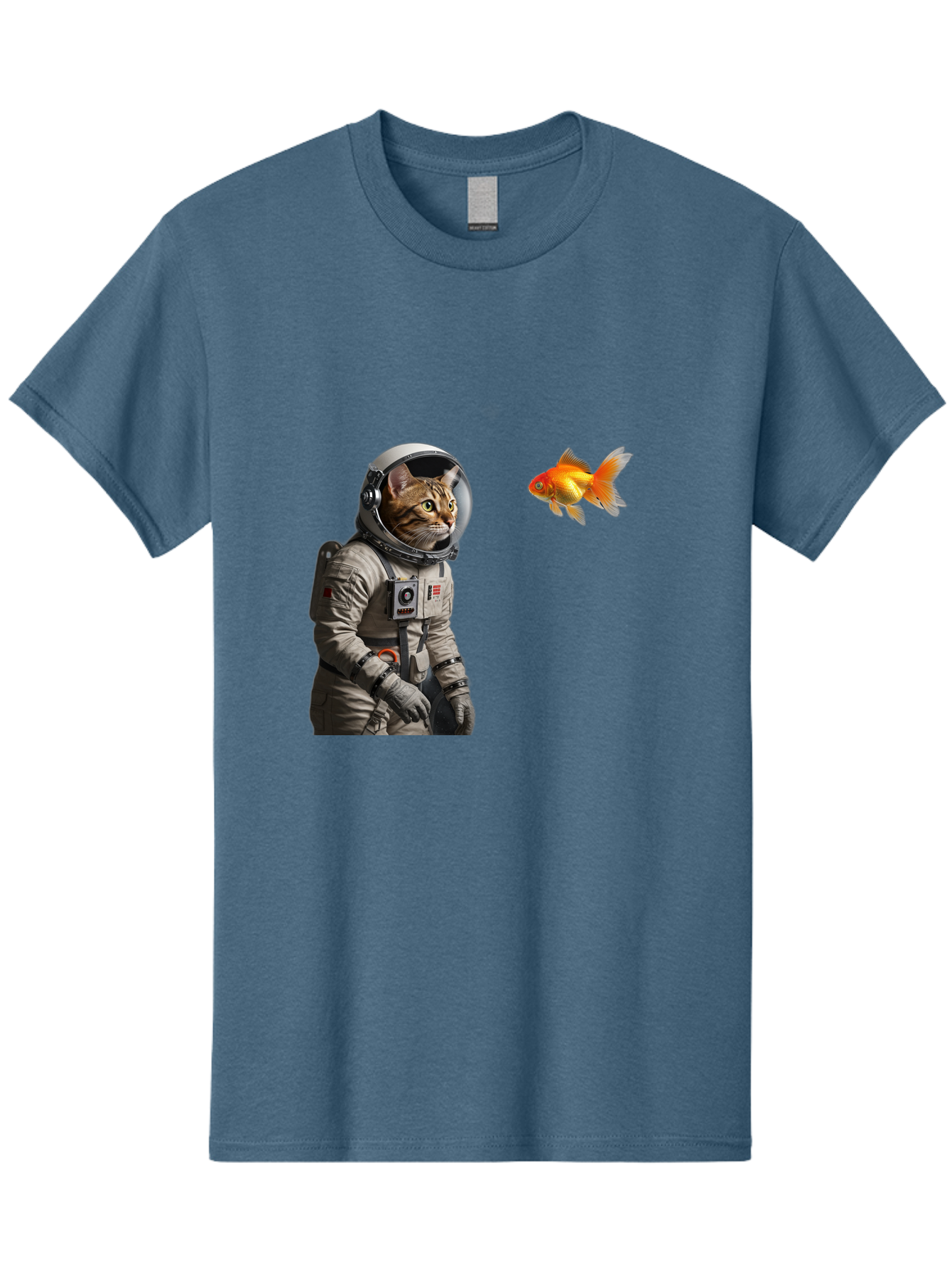 Cat-Astronaut-2 Men'S Graphic Tee, 100% Cotton, Comfortable Casual Summer Wear, Machine Washable, Vintage Camera, Old Camera, Antique Camera, Black Camera, Classic Photography, Photography Equipment, Nostalgic Device, Film Camera, Camera Art Bak190