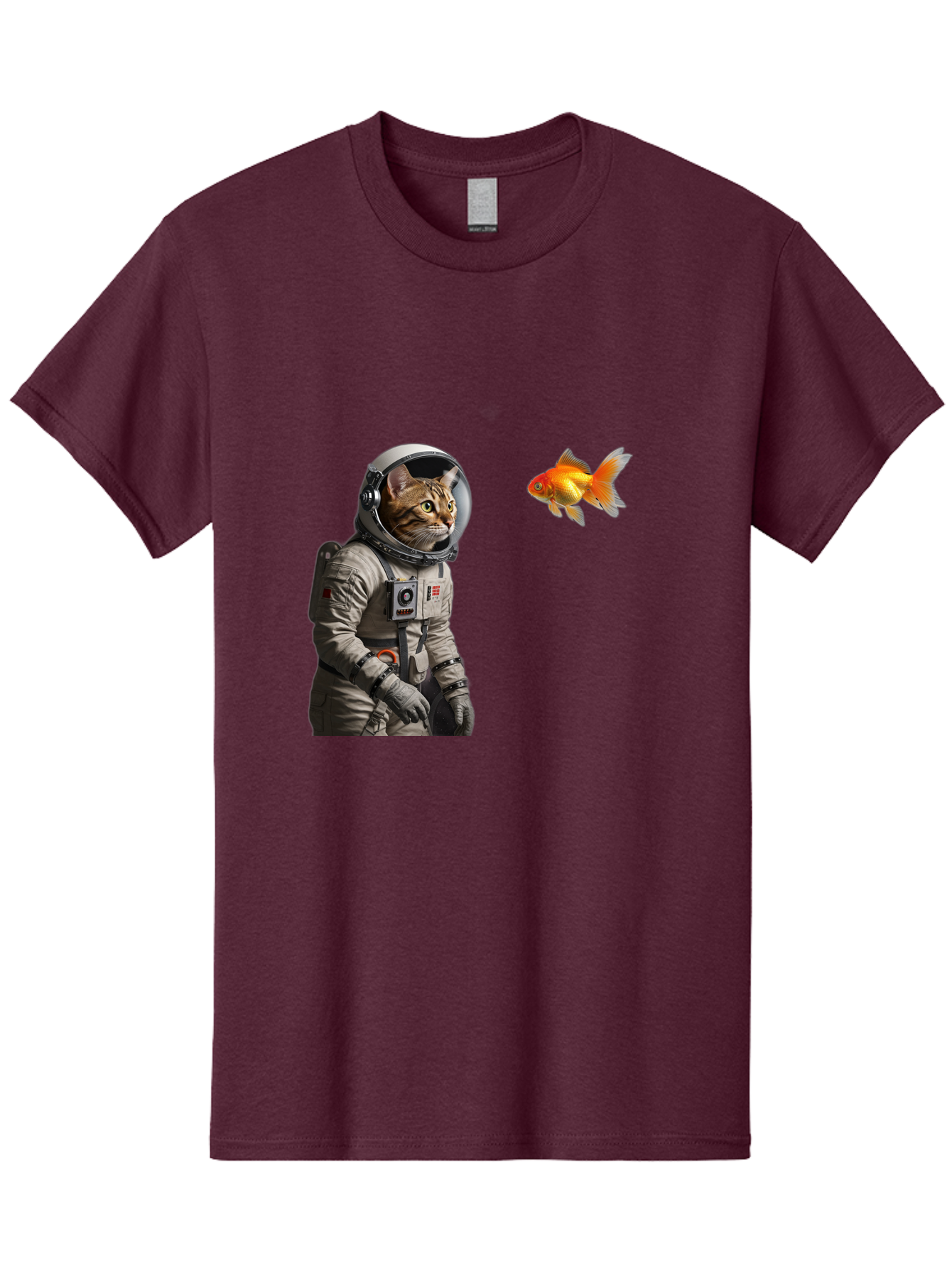 Cat-Astronaut-2 Men'S Graphic Tee, 100% Cotton, Comfortable Casual Summer Wear, Machine Washable, Vintage Camera, Old Camera, Antique Camera, Black Camera, Classic Photography, Photography Equipment, Nostalgic Device, Film Camera, Camera Art Bak190