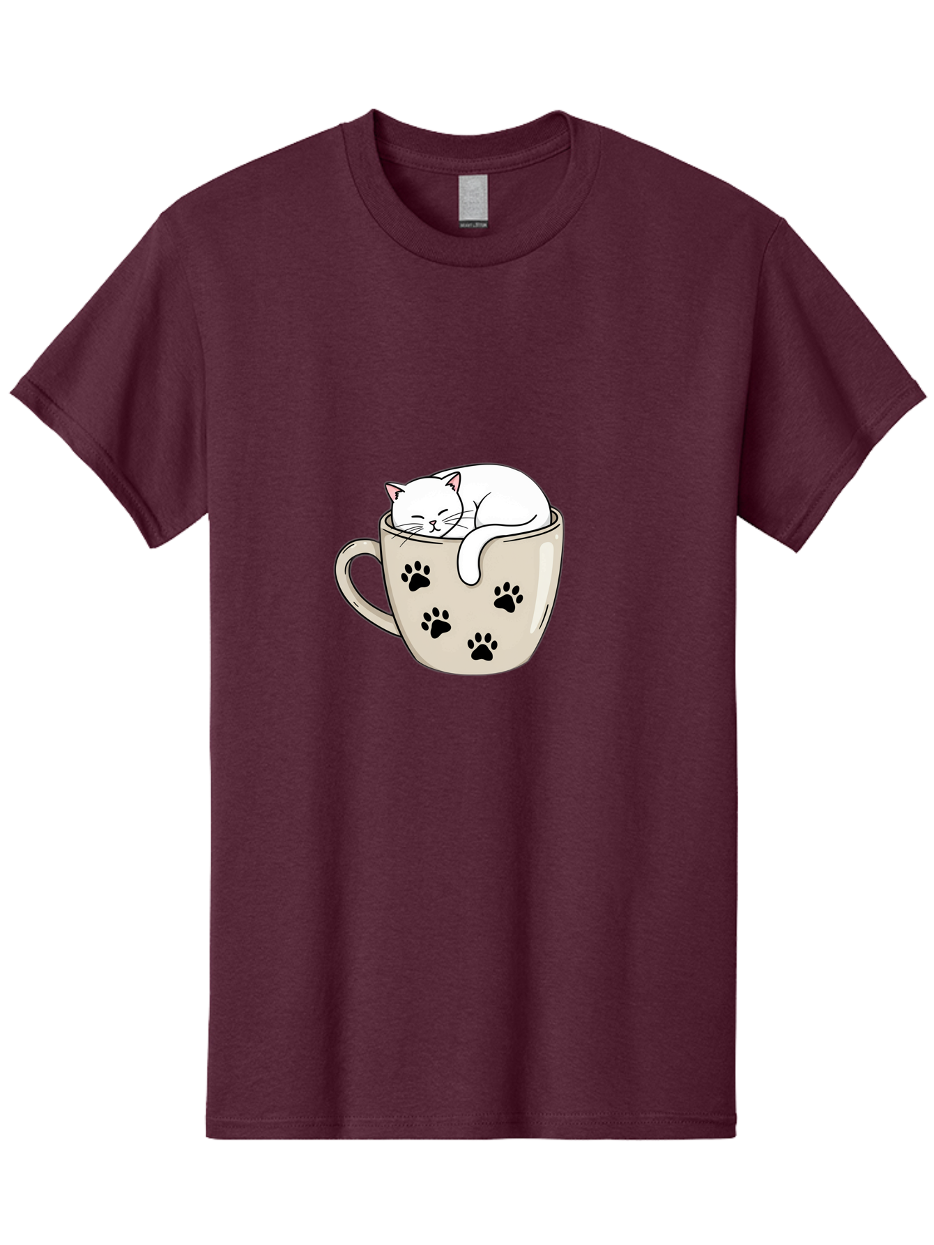 Cat-In-Coffee-Cup Men'S Graphic Tee, 100% Cotton, Comfortable Casual Summer Wear, Machine Washable, Vintage Camera, Old Camera, Antique Camera, Black Camera, Classic Photography, Photography Equipment, Nostalgic Device, Film Camera, Camera Art Bak196