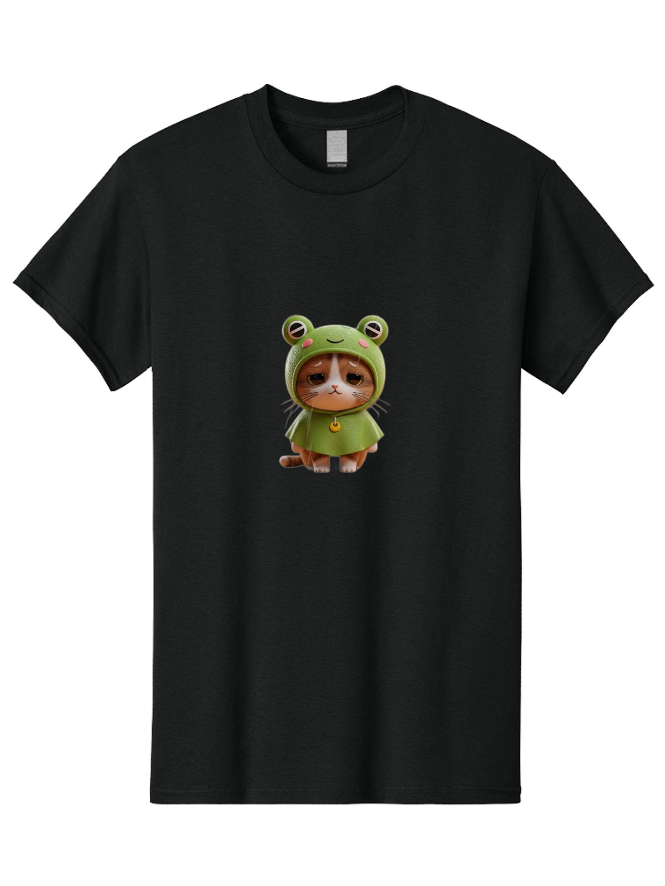 Cat-In-Frog-Costume-1 Men'S Graphic Tee, 100% Cotton, Comfortable Casual Summer Wear, Machine Washable, Vintage Camera, Old Camera, Antique Camera, Black Camera, Classic Photography, Photography Equipment, Nostalgic Device, Film Camera, Bak198