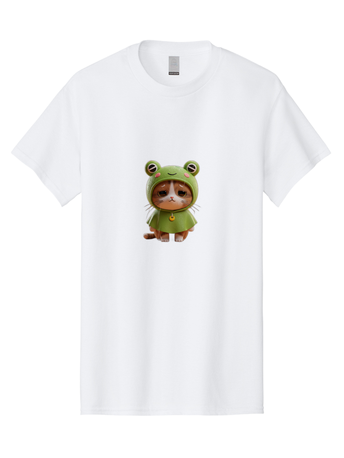 Cat-In-Frog-Costume-1 Men'S Graphic Tee, 100% Cotton, Comfortable Casual Summer Wear, Machine Washable, Vintage Camera, Old Camera, Antique Camera, Black Camera, Classic Photography, Photography Equipment, Nostalgic Device, Film Camera, Bak198