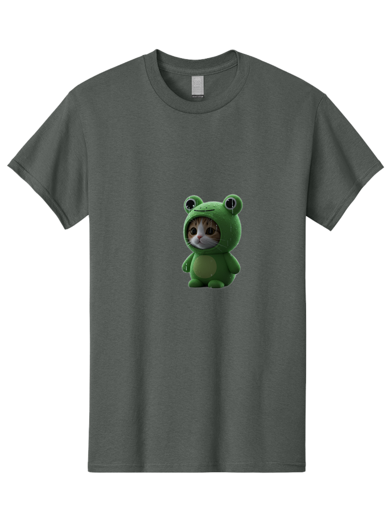 Cat-In-Frog-Costume-2 Men'S Graphic Tee, 100% Cotton, Comfortable Casual Summer Wear, Machine Washable, Vintage Camera, Old Camera, Antique Camera, Black Camera, Classic Photography, Photography Equipment, Nostalgic Device, Film Camera, Bak199