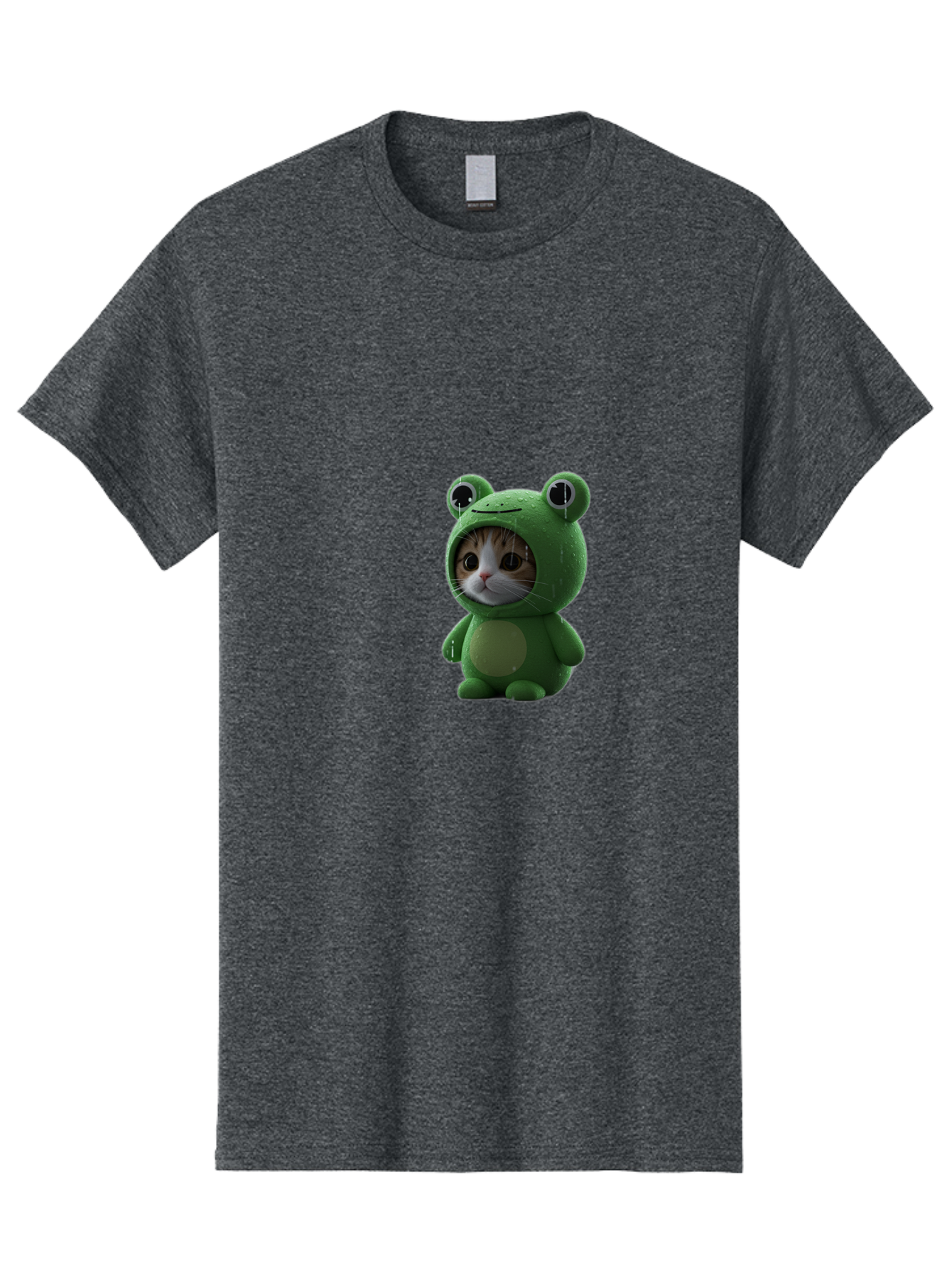 Cat-In-Frog-Costume-2 Men'S Graphic Tee, 100% Cotton, Comfortable Casual Summer Wear, Machine Washable, Vintage Camera, Old Camera, Antique Camera, Black Camera, Classic Photography, Photography Equipment, Nostalgic Device, Film Camera, Bak199