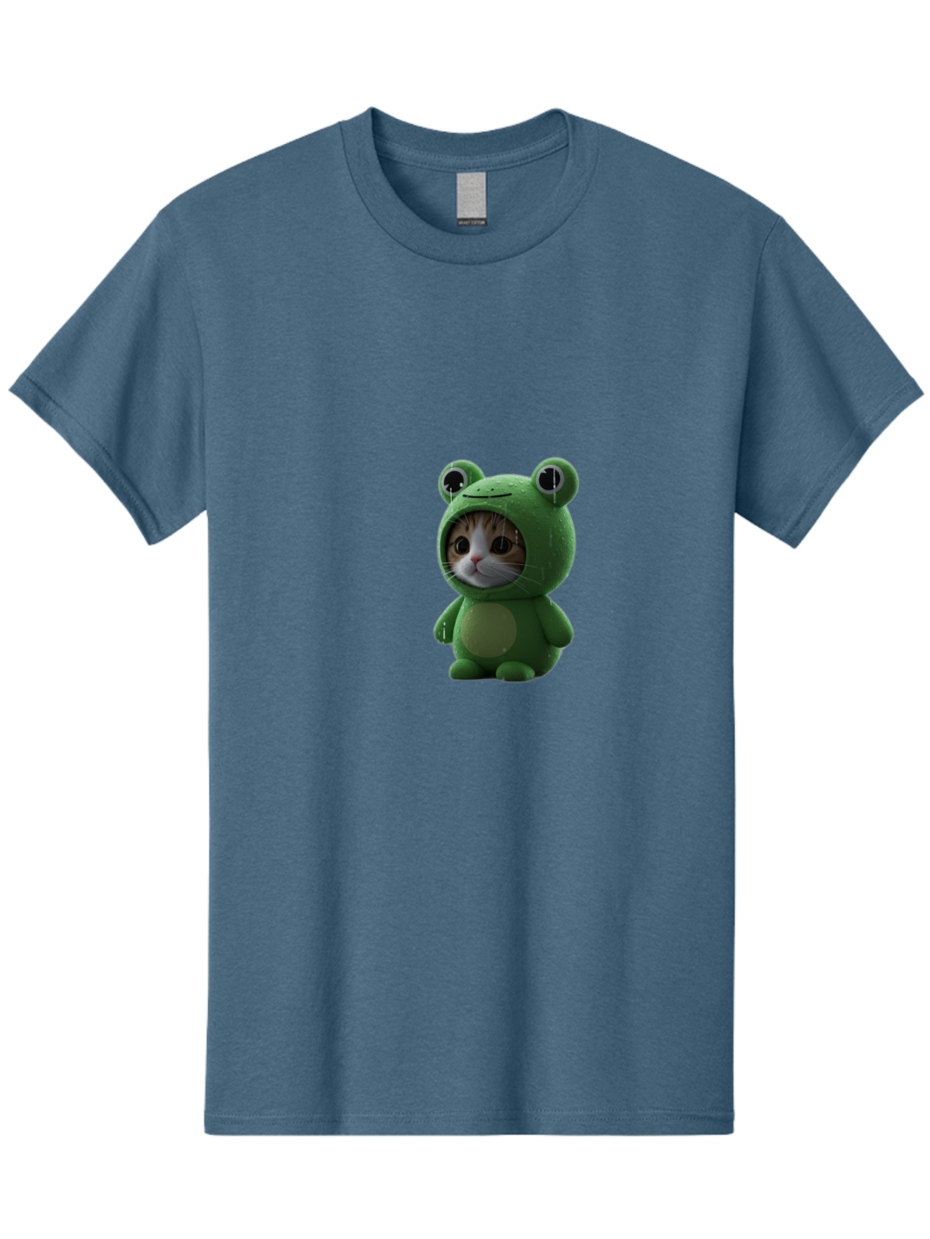 Cat-In-Frog-Costume-2 Men'S Graphic Tee, 100% Cotton, Comfortable Casual Summer Wear, Machine Washable, Vintage Camera, Old Camera, Antique Camera, Black Camera, Classic Photography, Photography Equipment, Nostalgic Device, Film Camera, Bak199