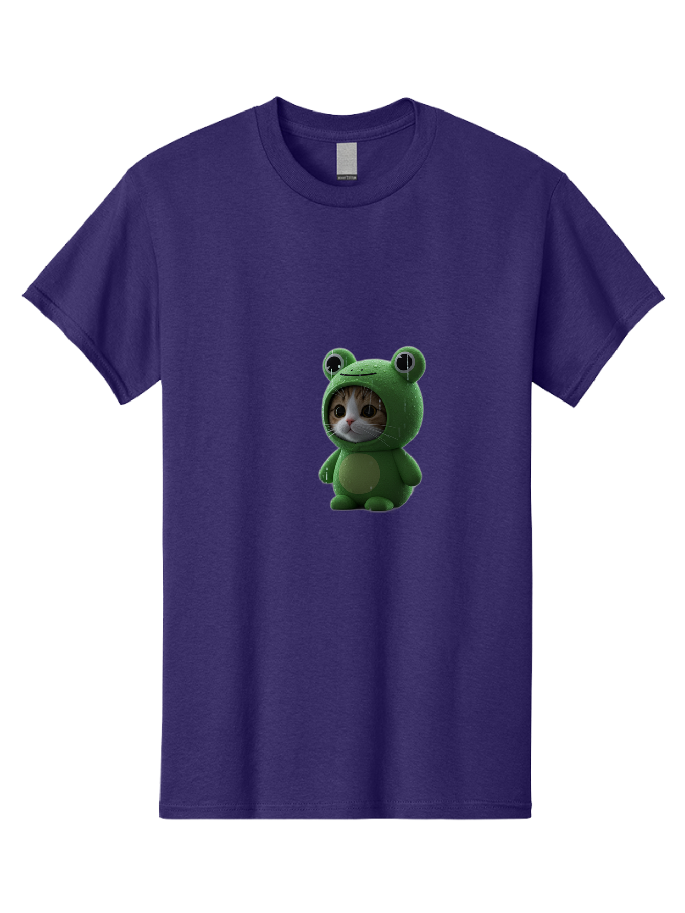 Cat-In-Frog-Costume-2 Men'S Graphic Tee, 100% Cotton, Comfortable Casual Summer Wear, Machine Washable, Vintage Camera, Old Camera, Antique Camera, Black Camera, Classic Photography, Photography Equipment, Nostalgic Device, Film Camera, Bak199