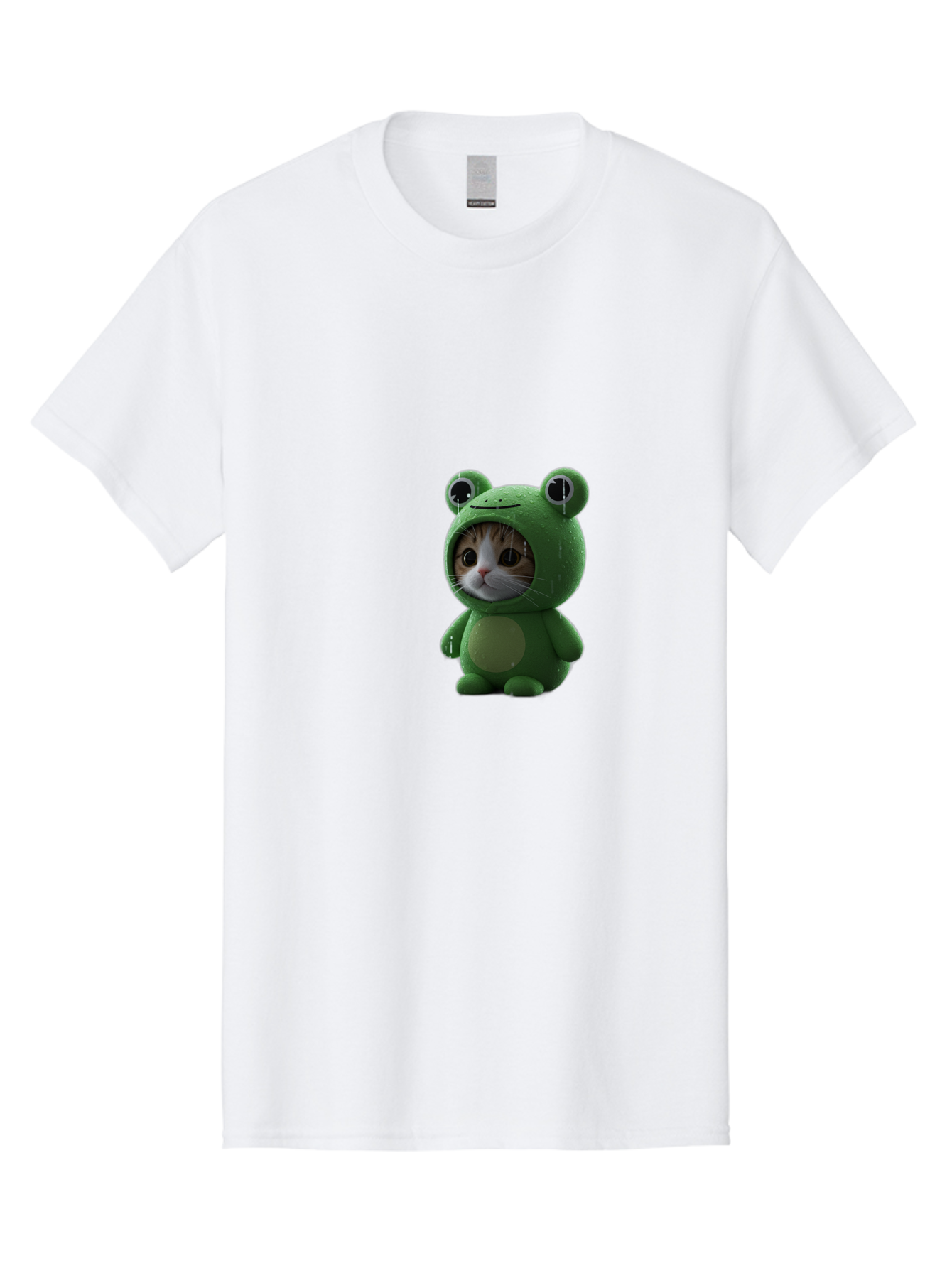 Cat-In-Frog-Costume-2 Men'S Graphic Tee, 100% Cotton, Comfortable Casual Summer Wear, Machine Washable, Vintage Camera, Old Camera, Antique Camera, Black Camera, Classic Photography, Photography Equipment, Nostalgic Device, Film Camera, Bak199