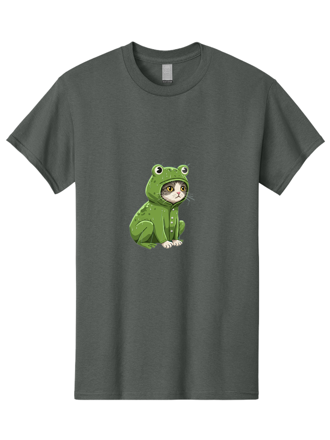 Cat-In-Frog-Costume-3 Men'S Graphic Tee, 100% Cotton, Comfortable Casual Summer Wear, Machine Washable, Vintage Camera, Old Camera, Antique Camera, Black Camera, Classic Photography, Photography Equipment, Nostalgic Device, Film Camera, Bak200