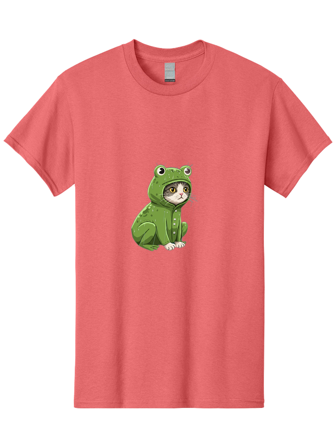 Cat-In-Frog-Costume-3 Men'S Graphic Tee, 100% Cotton, Comfortable Casual Summer Wear, Machine Washable, Vintage Camera, Old Camera, Antique Camera, Black Camera, Classic Photography, Photography Equipment, Nostalgic Device, Film Camera, Bak200