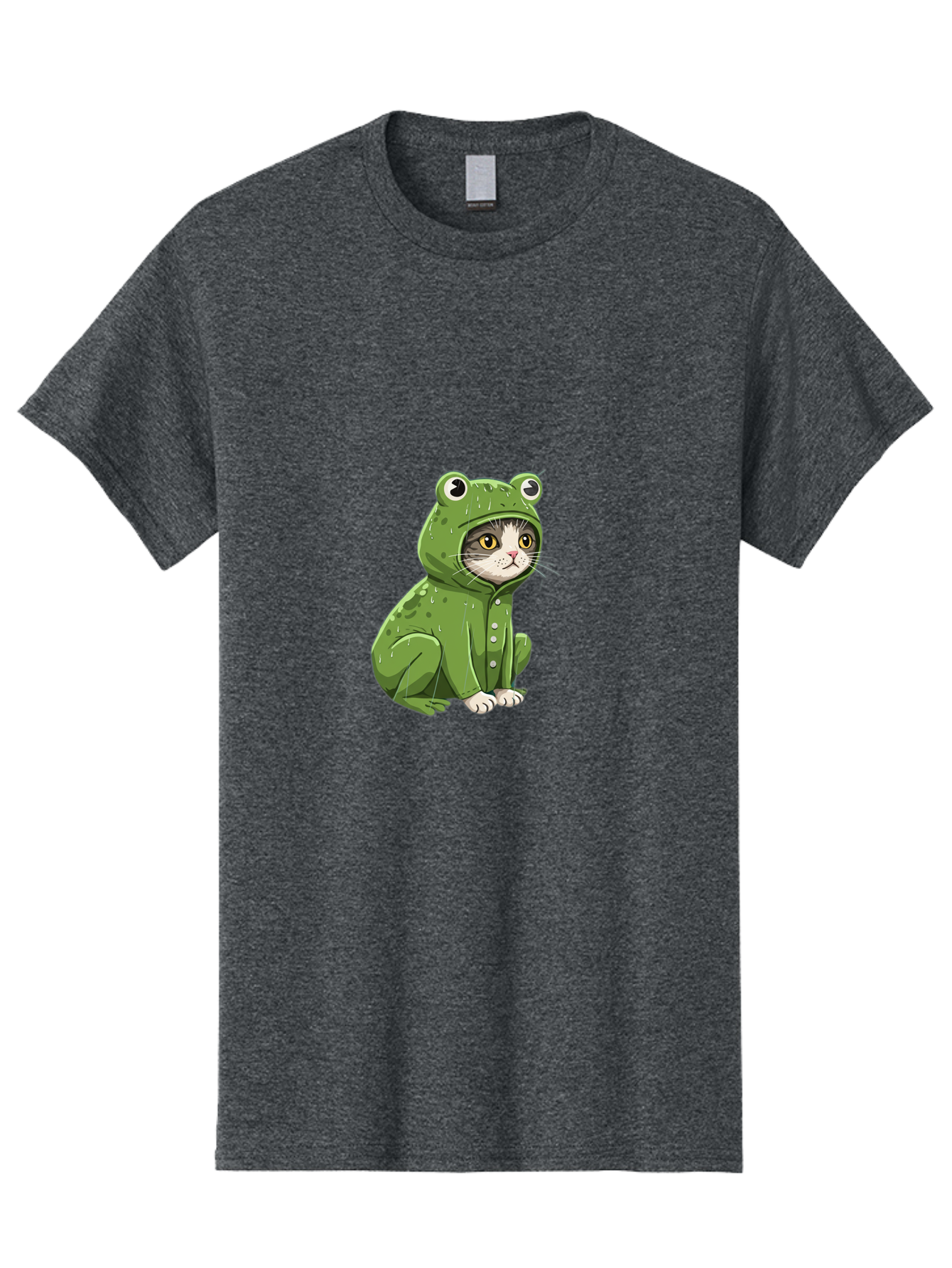 Cat-In-Frog-Costume-3 Men'S Graphic Tee, 100% Cotton, Comfortable Casual Summer Wear, Machine Washable, Vintage Camera, Old Camera, Antique Camera, Black Camera, Classic Photography, Photography Equipment, Nostalgic Device, Film Camera, Bak200