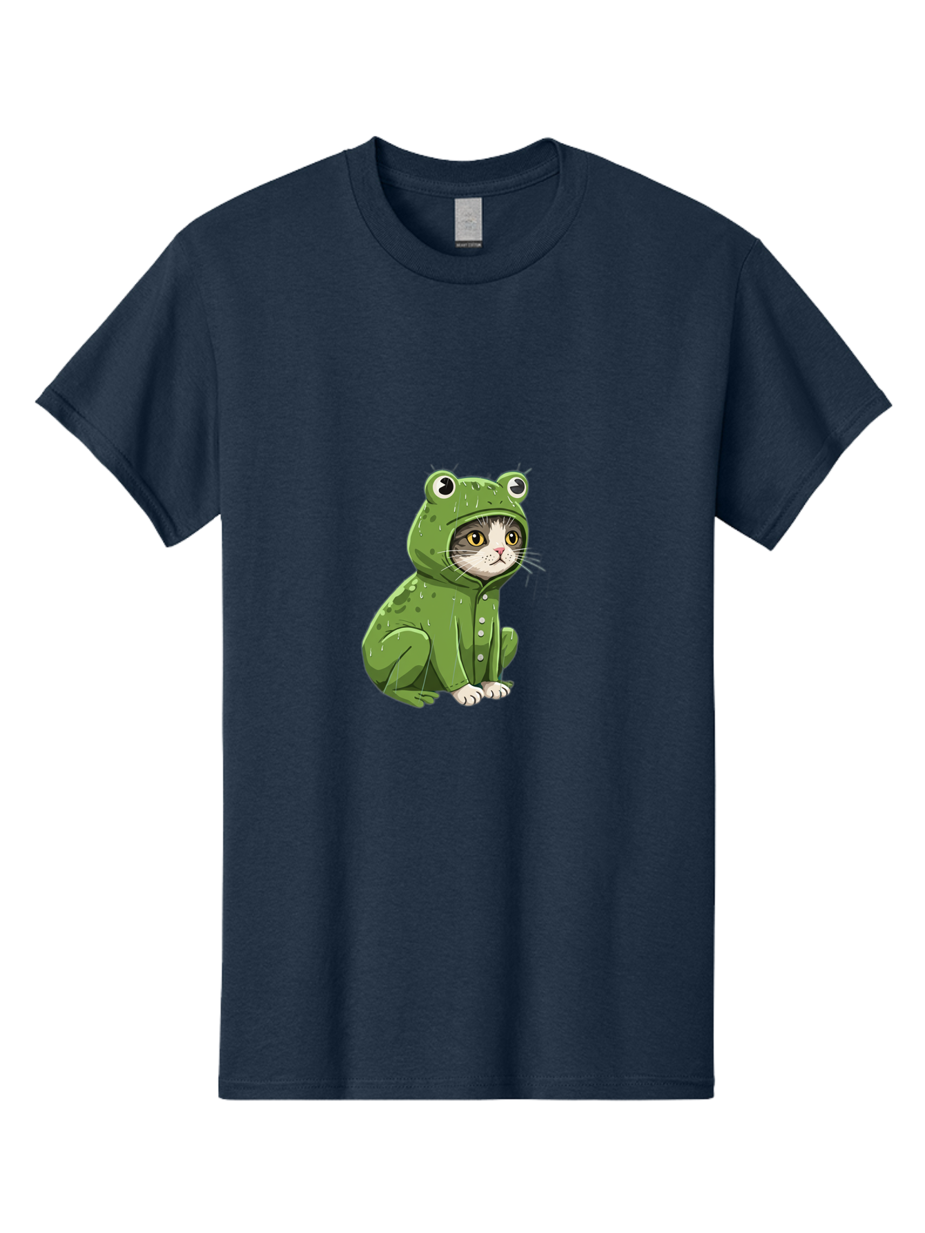 Cat-In-Frog-Costume-3 Men'S Graphic Tee, 100% Cotton, Comfortable Casual Summer Wear, Machine Washable, Vintage Camera, Old Camera, Antique Camera, Black Camera, Classic Photography, Photography Equipment, Nostalgic Device, Film Camera, Bak200
