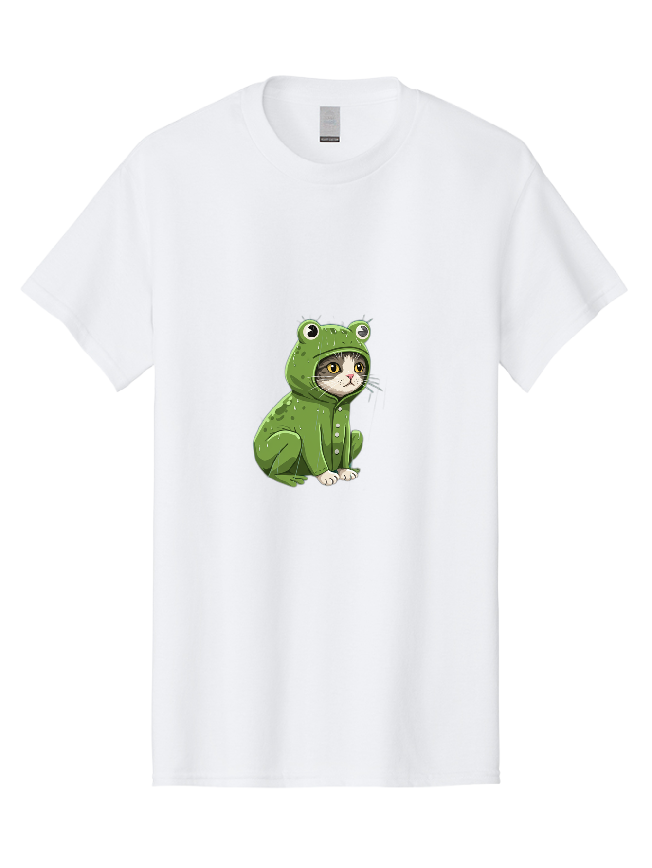 Cat-In-Frog-Costume-3 Men'S Graphic Tee, 100% Cotton, Comfortable Casual Summer Wear, Machine Washable, Vintage Camera, Old Camera, Antique Camera, Black Camera, Classic Photography, Photography Equipment, Nostalgic Device, Film Camera, Bak200