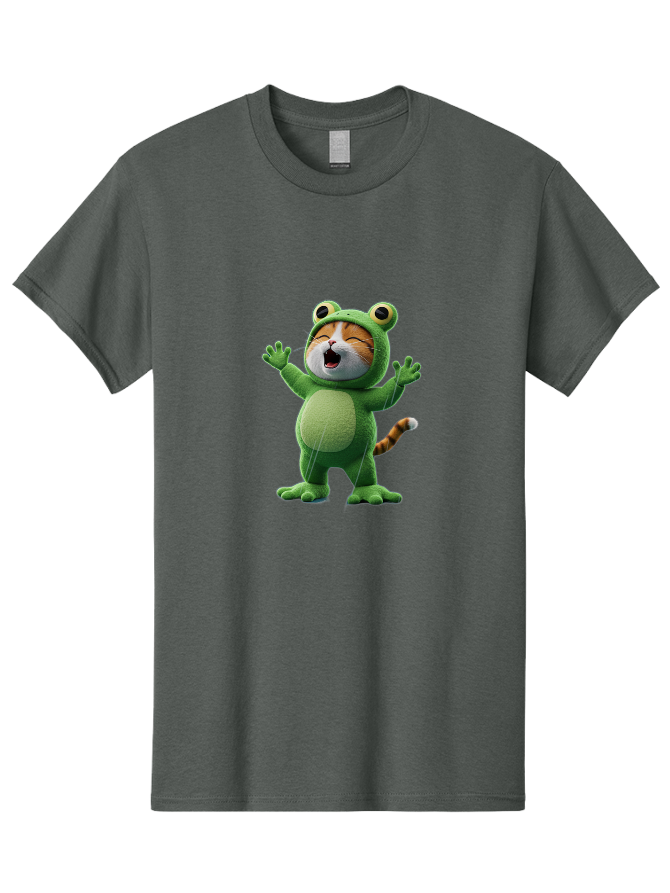 Cat-In-Frog-Costume-4 Men'S Graphic Tee, 100% Cotton, Comfortable Casual Summer Wear, Machine Washable, Vintage Camera, Old Camera, Antique Camera, Black Camera, Classic Photography, Photography Equipment, Nostalgic Device, Film Camera, Bak201