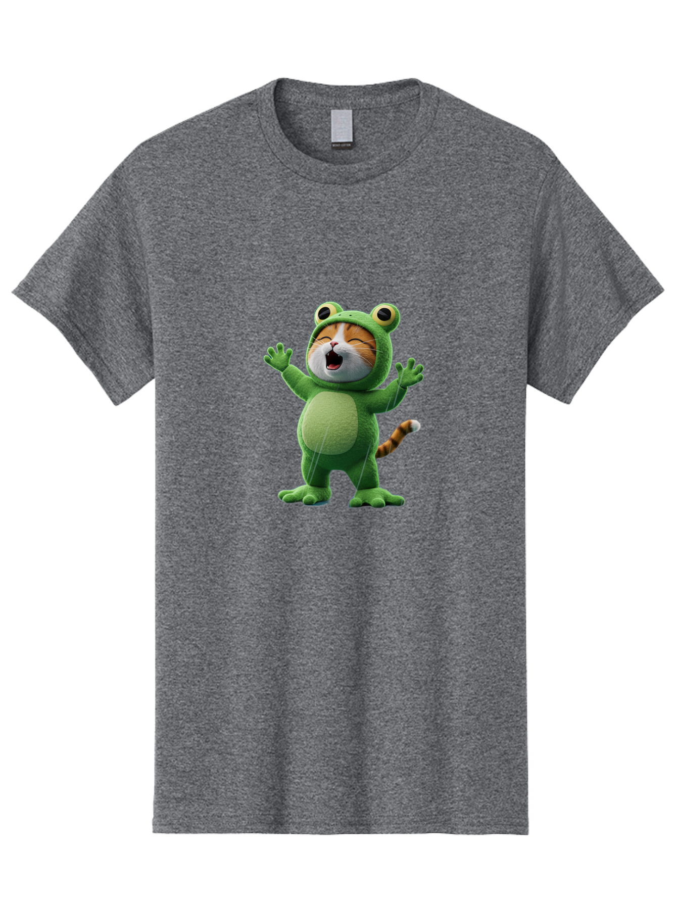 Cat-In-Frog-Costume-4 Men'S Graphic Tee, 100% Cotton, Comfortable Casual Summer Wear, Machine Washable, Vintage Camera, Old Camera, Antique Camera, Black Camera, Classic Photography, Photography Equipment, Nostalgic Device, Film Camera, Bak201