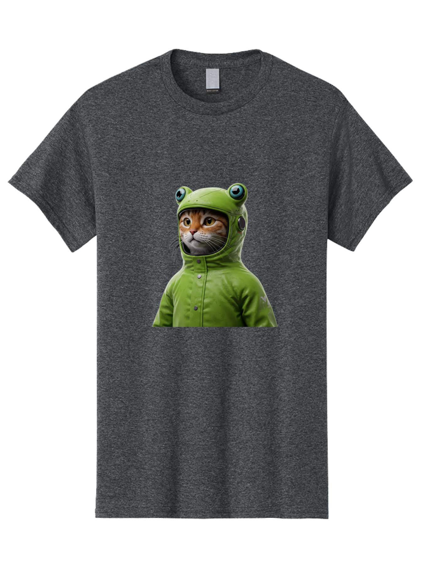 Cat-In-Frog-Costume-5 Men'S Graphic Tee, 100% Cotton, Comfortable Casual Summer Wear, Machine Washable, Vintage Camera, Old Camera, Antique Camera, Black Camera, Classic Photography, Photography Equipment, Nostalgic Device, Film Camera, Bak202