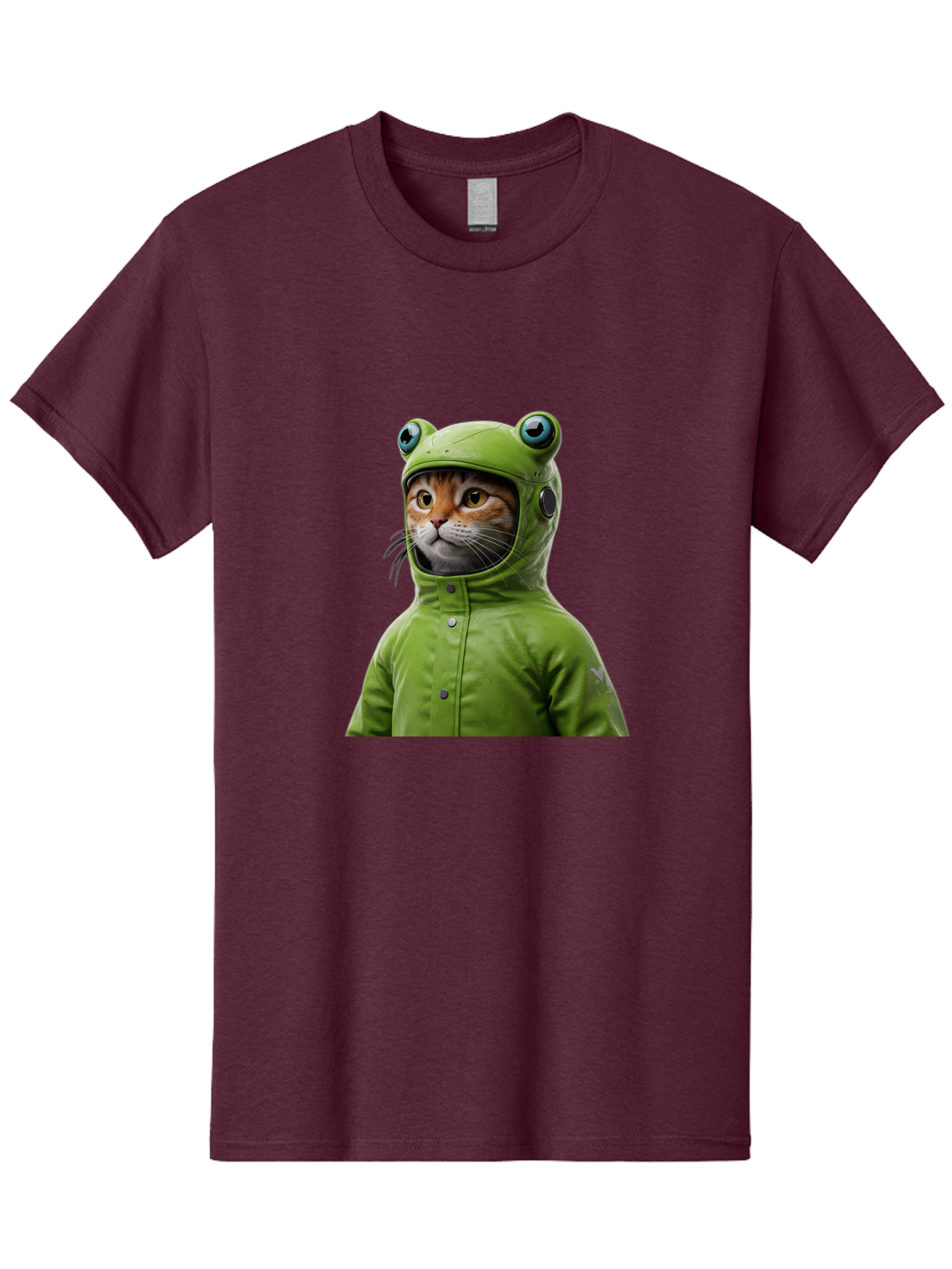 Cat-In-Frog-Costume-5 Men'S Graphic Tee, 100% Cotton, Comfortable Casual Summer Wear, Machine Washable, Vintage Camera, Old Camera, Antique Camera, Black Camera, Classic Photography, Photography Equipment, Nostalgic Device, Film Camera, Bak202