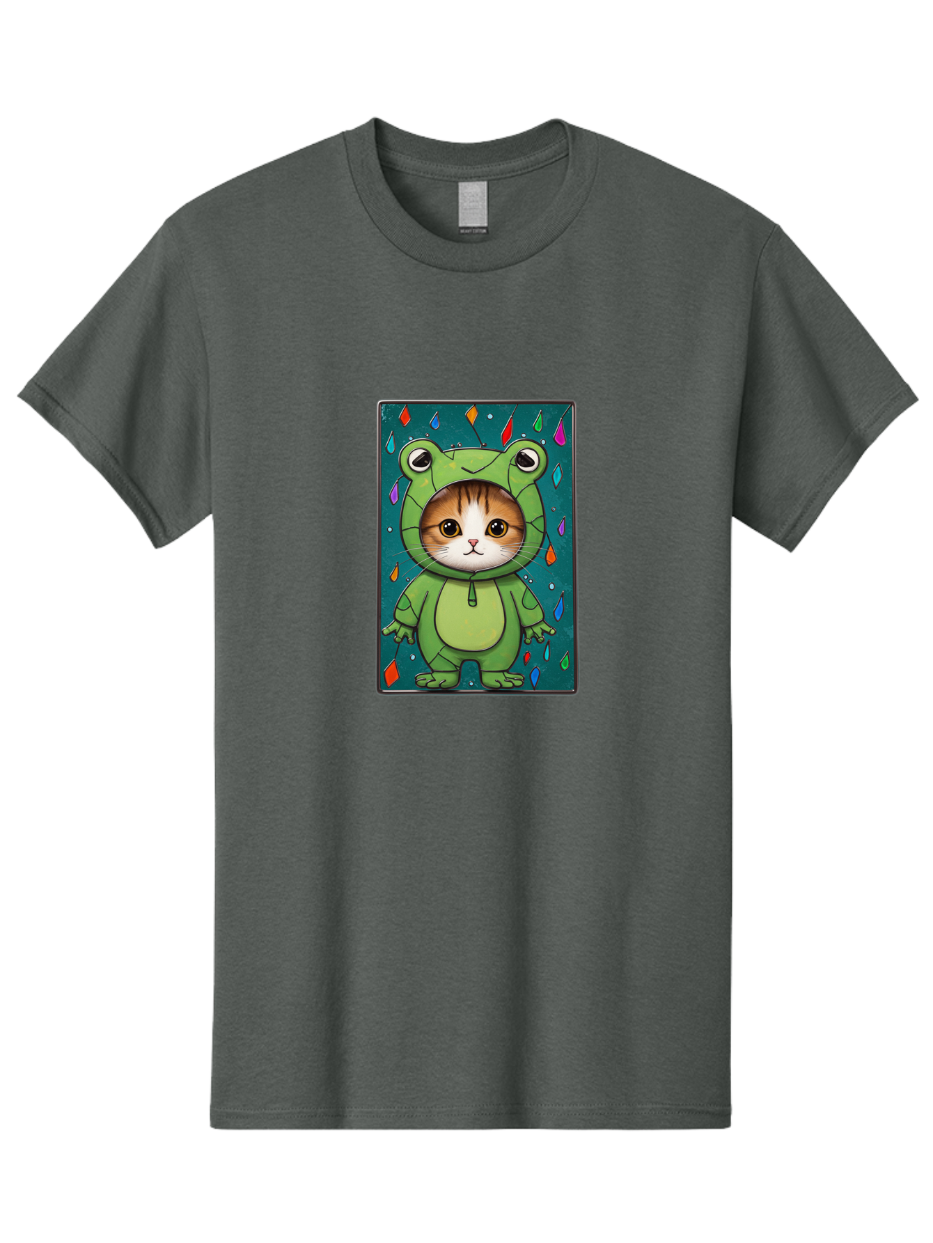 Cat-In-Frog-Costume-6 Men'S Graphic Tee, 100% Cotton, Comfortable Casual Summer Wear, Machine Washable, Vintage Camera, Old Camera, Antique Camera, Black Camera, Classic Photography, Photography Equipment, Nostalgic Device, Film Camera, Bak203