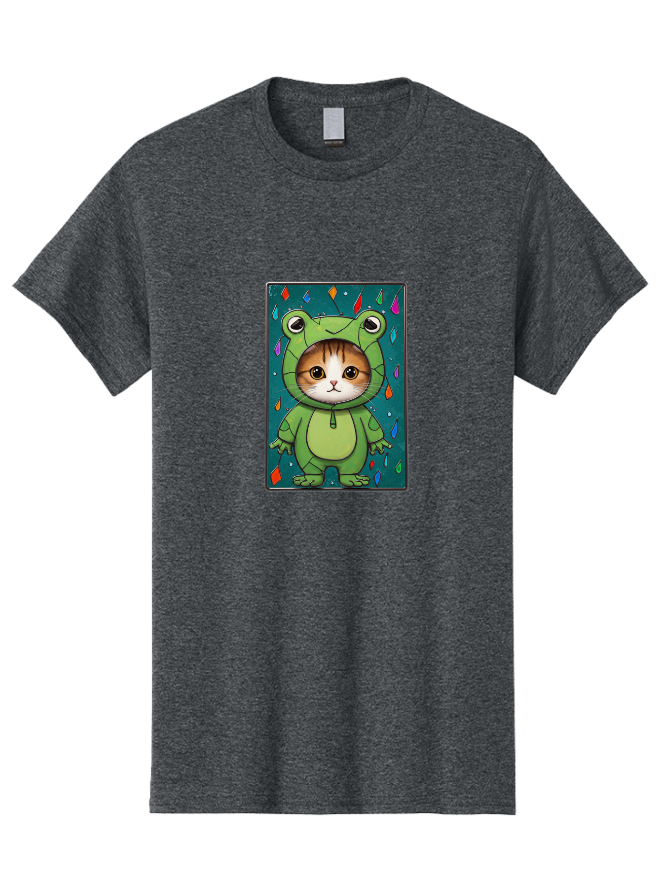 Cat-In-Frog-Costume-6 Men'S Graphic Tee, 100% Cotton, Comfortable Casual Summer Wear, Machine Washable, Vintage Camera, Old Camera, Antique Camera, Black Camera, Classic Photography, Photography Equipment, Nostalgic Device, Film Camera, Bak203