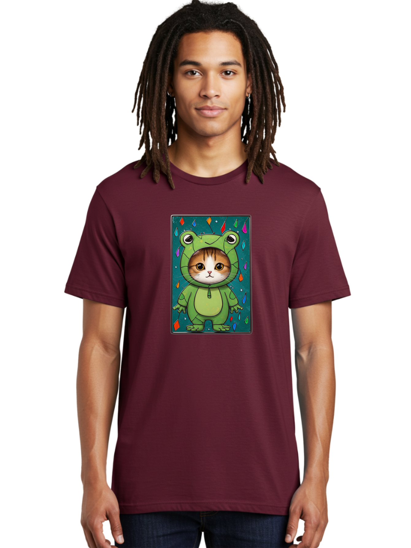 Cat-In-Frog-Costume-6 Men'S Graphic Tee, 100% Cotton, Comfortable Casual Summer Wear, Machine Washable, Vintage Camera, Old Camera, Antique Camera, Black Camera, Classic Photography, Photography Equipment, Nostalgic Device, Film Camera, Bak203