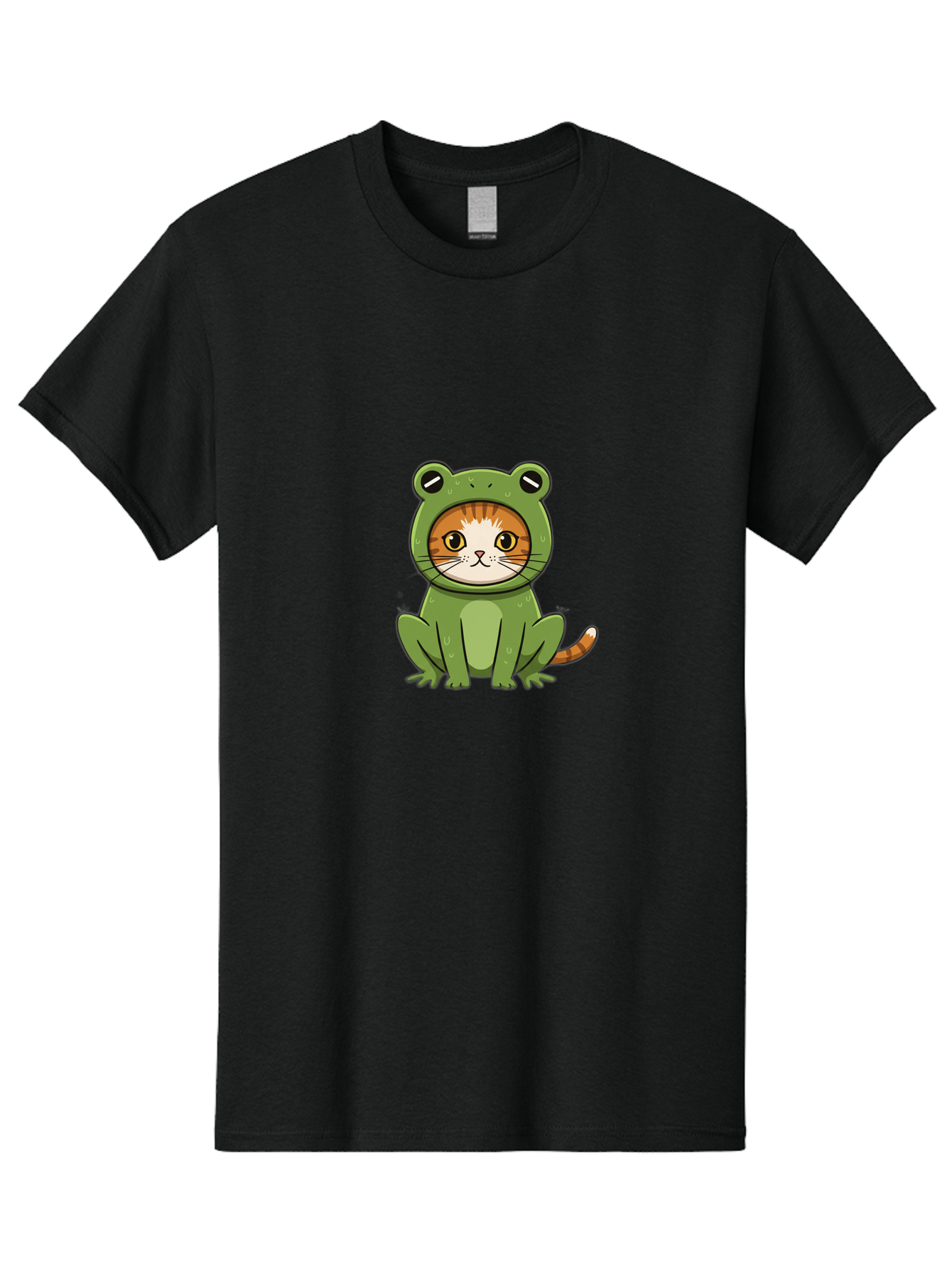 Cat-In-Frog-Costume-7 Men'S Graphic Tee, 100% Cotton, Comfortable Casual Summer Wear, Machine Washable, Vintage Camera, Old Camera, Antique Camera, Black Camera, Classic Photography, Photography Equipment, Nostalgic Device, Film Camera, Bak204
