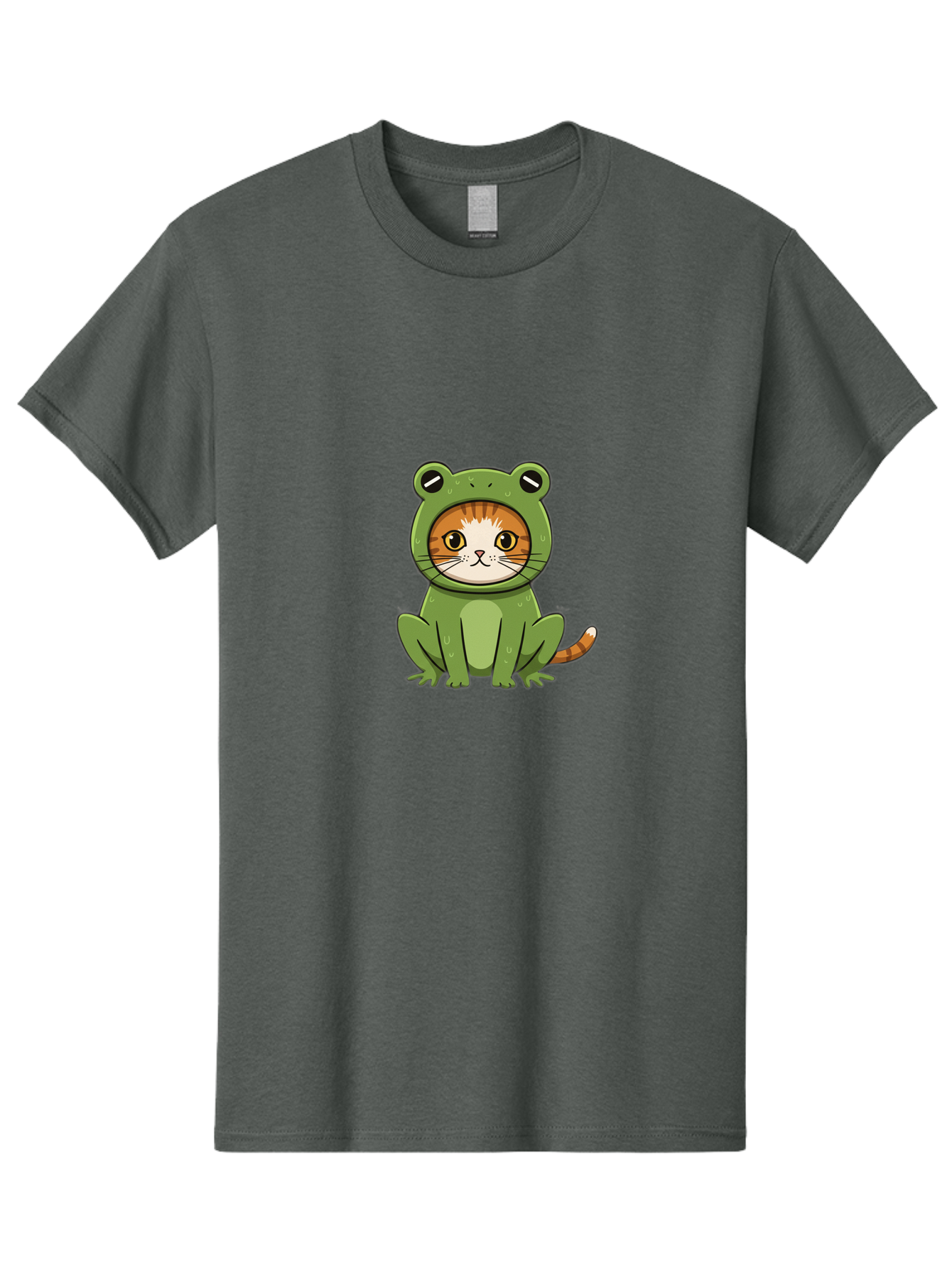Cat-In-Frog-Costume-7 Men'S Graphic Tee, 100% Cotton, Comfortable Casual Summer Wear, Machine Washable, Vintage Camera, Old Camera, Antique Camera, Black Camera, Classic Photography, Photography Equipment, Nostalgic Device, Film Camera, Bak204