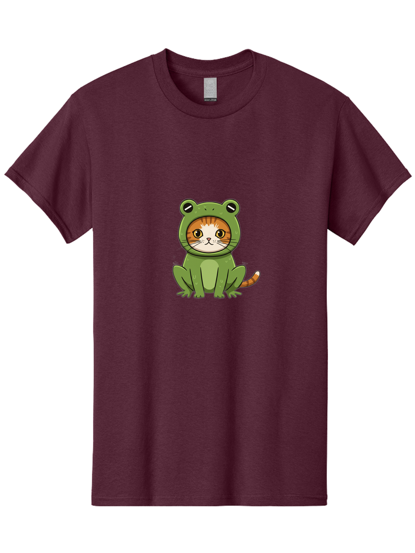 Cat-In-Frog-Costume-7 Men'S Graphic Tee, 100% Cotton, Comfortable Casual Summer Wear, Machine Washable, Vintage Camera, Old Camera, Antique Camera, Black Camera, Classic Photography, Photography Equipment, Nostalgic Device, Film Camera, Bak204