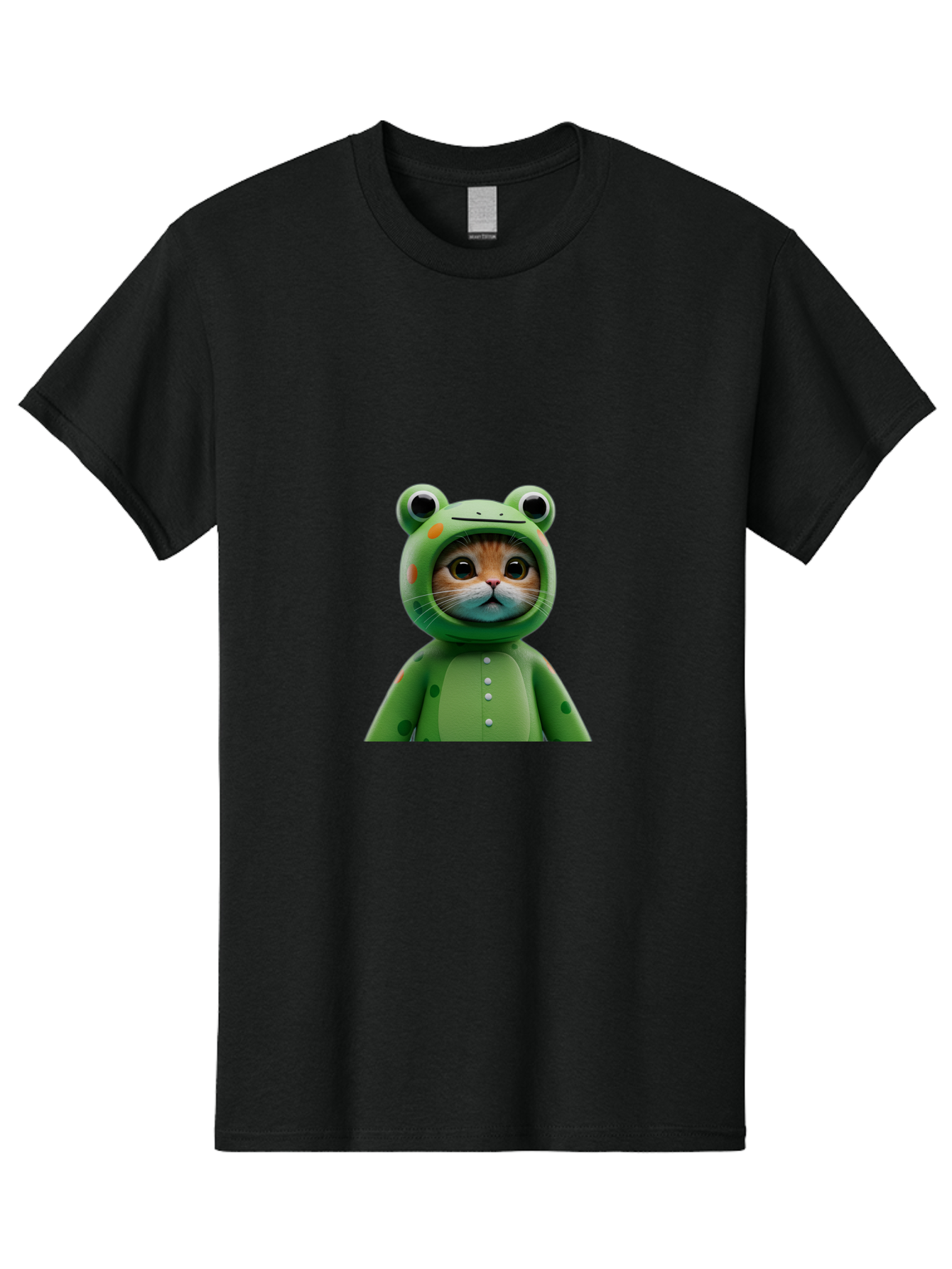 Cat-In-Frog-Costume Men'S Graphic Tee, 100% Cotton, Comfortable Casual Summer Wear, Machine Washable, Vintage Camera, Old Camera, Antique Camera, Black Camera, Classic Photography, Photography Equipment, Nostalgic Device, Film Camera, Bak205