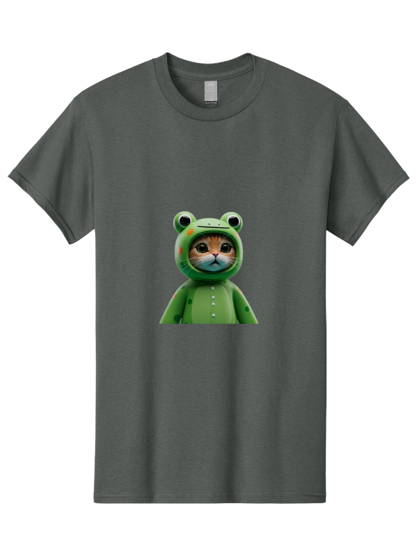 Cat-In-Frog-Costume Men'S Graphic Tee, 100% Cotton, Comfortable Casual Summer Wear, Machine Washable, Vintage Camera, Old Camera, Antique Camera, Black Camera, Classic Photography, Photography Equipment, Nostalgic Device, Film Camera, Bak205