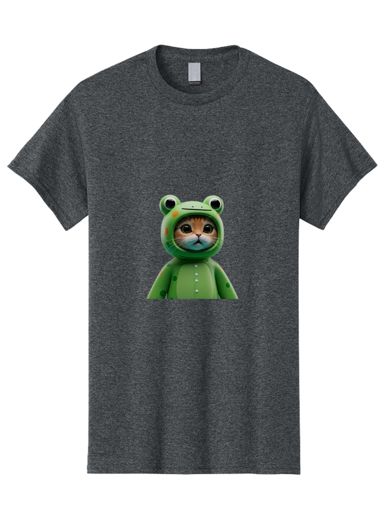 Cat-In-Frog-Costume Men'S Graphic Tee, 100% Cotton, Comfortable Casual Summer Wear, Machine Washable, Vintage Camera, Old Camera, Antique Camera, Black Camera, Classic Photography, Photography Equipment, Nostalgic Device, Film Camera, Bak205