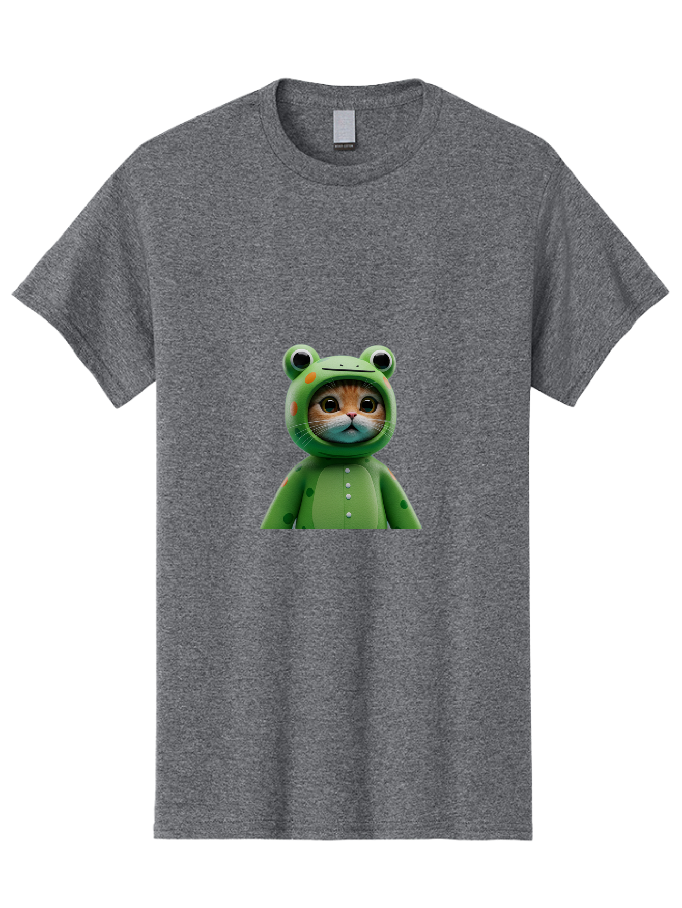 Cat-In-Frog-Costume Men'S Graphic Tee, 100% Cotton, Comfortable Casual Summer Wear, Machine Washable, Vintage Camera, Old Camera, Antique Camera, Black Camera, Classic Photography, Photography Equipment, Nostalgic Device, Film Camera, Bak205