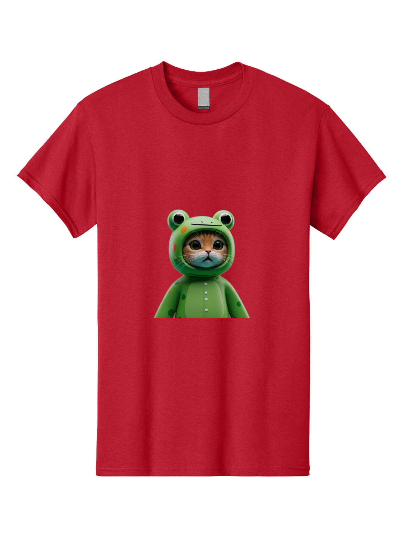 Cat-In-Frog-Costume Men'S Graphic Tee, 100% Cotton, Comfortable Casual Summer Wear, Machine Washable, Vintage Camera, Old Camera, Antique Camera, Black Camera, Classic Photography, Photography Equipment, Nostalgic Device, Film Camera, Bak205