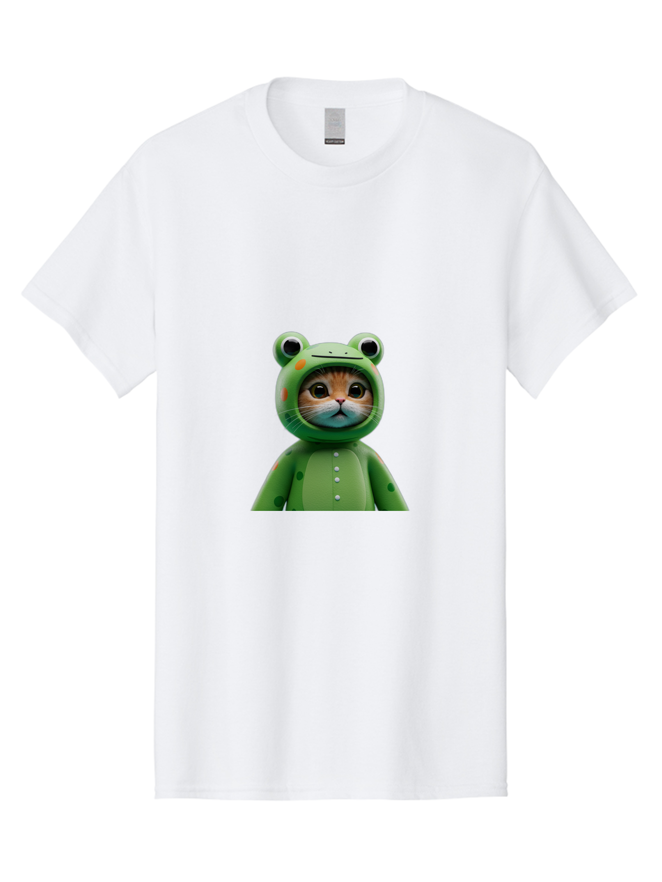 Cat-In-Frog-Costume Men'S Graphic Tee, 100% Cotton, Comfortable Casual Summer Wear, Machine Washable, Vintage Camera, Old Camera, Antique Camera, Black Camera, Classic Photography, Photography Equipment, Nostalgic Device, Film Camera, Bak205
