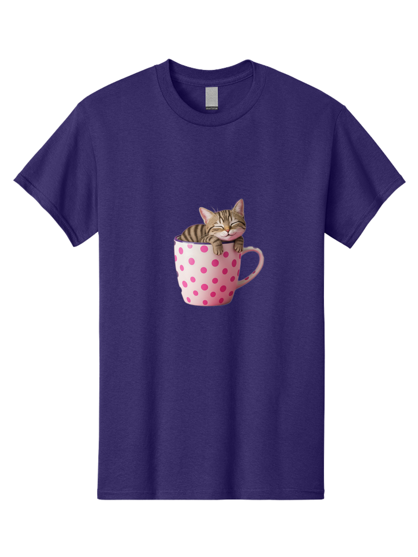 Cat-In-Polka-Dot-Mug Men'S Graphic Tee, 100% Cotton, Comfortable Casual Summer Wear, Machine Washable, Vintage Camera, Old Camera, Antique Camera, Black Camera, Classic Photography, Photography Equipment, Nostalgic Device, Film Camera, Bak206