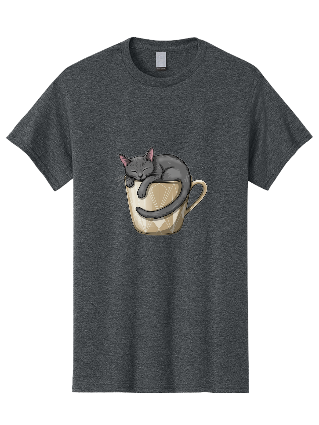 Cat-In-Tea-Cup Men'S Graphic Tee, 100% Cotton, Comfortable Casual Summer Wear, Machine Washable, Vintage Camera, Old Camera, Antique Camera, Black Camera, Classic Photography, Photography Equipment, Nostalgic Device, Film Camera, Camera Art Bak211