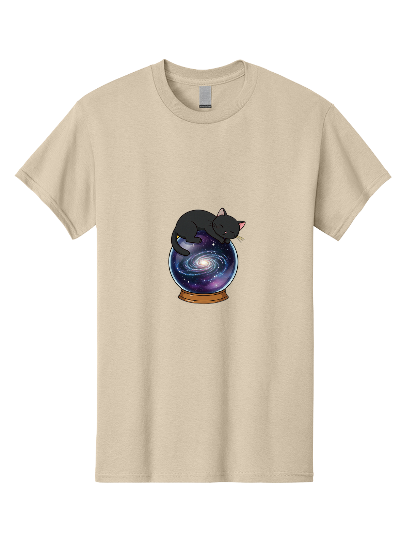 Cat-On-Crystal-Ball-1 Men'S Graphic Tee, 100% Cotton, Comfortable Casual Summer Wear, Machine Washable, Vintage Camera, Old Camera, Antique Camera, Black Camera, Classic Photography, Photography Equipment, Nostalgic Device, Film Camera, Bak212