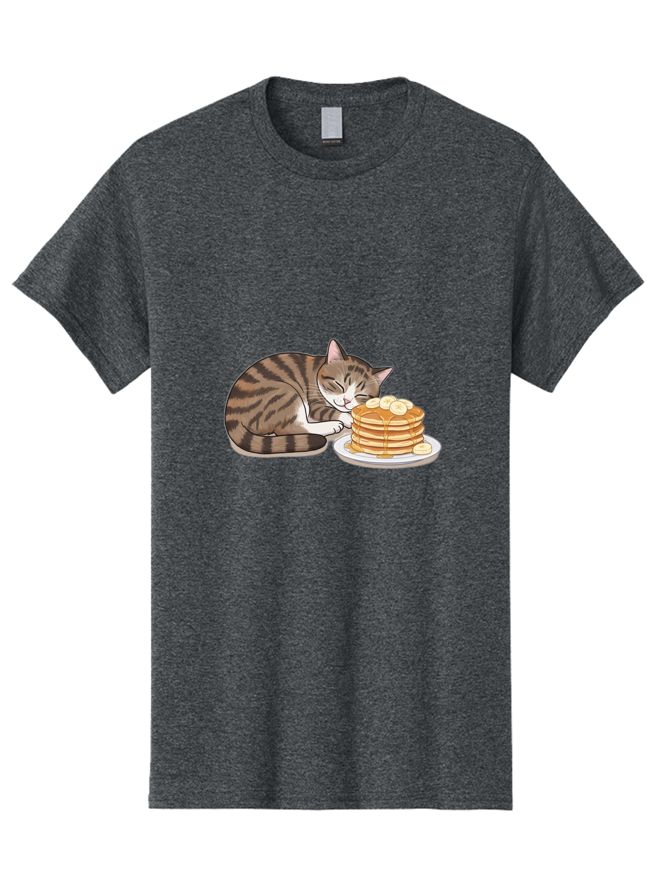 Cat-Pancakes Men'S Graphic Tee, 100% Cotton, Comfortable Casual Summer Wear, Machine Washable, Vintage Camera, Old Camera, Antique Camera, Black Camera, Classic Photography, Photography Equipment, Nostalgic Device, Film Camera, Camera Art Bak215