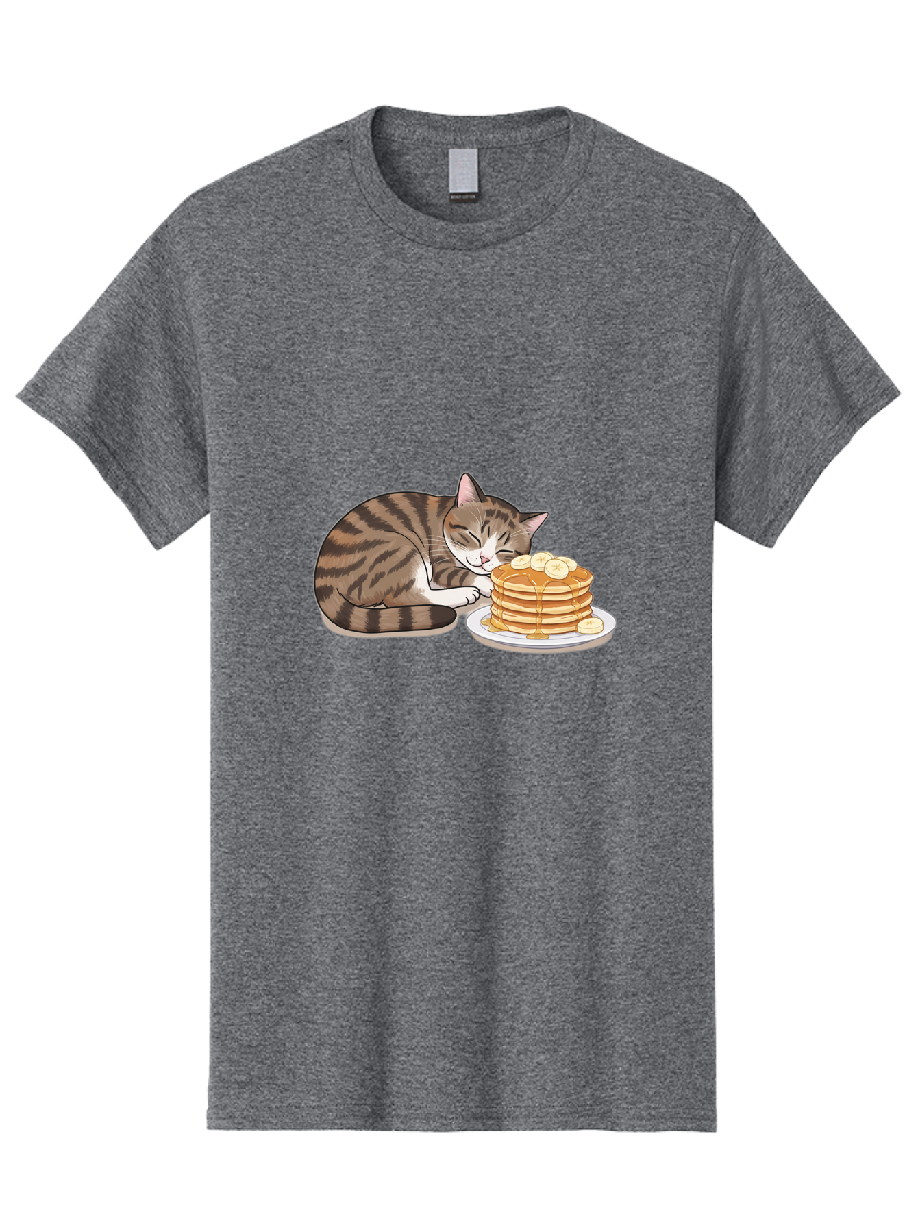 Cat-Pancakes Men'S Graphic Tee, 100% Cotton, Comfortable Casual Summer Wear, Machine Washable, Vintage Camera, Old Camera, Antique Camera, Black Camera, Classic Photography, Photography Equipment, Nostalgic Device, Film Camera, Camera Art Bak215