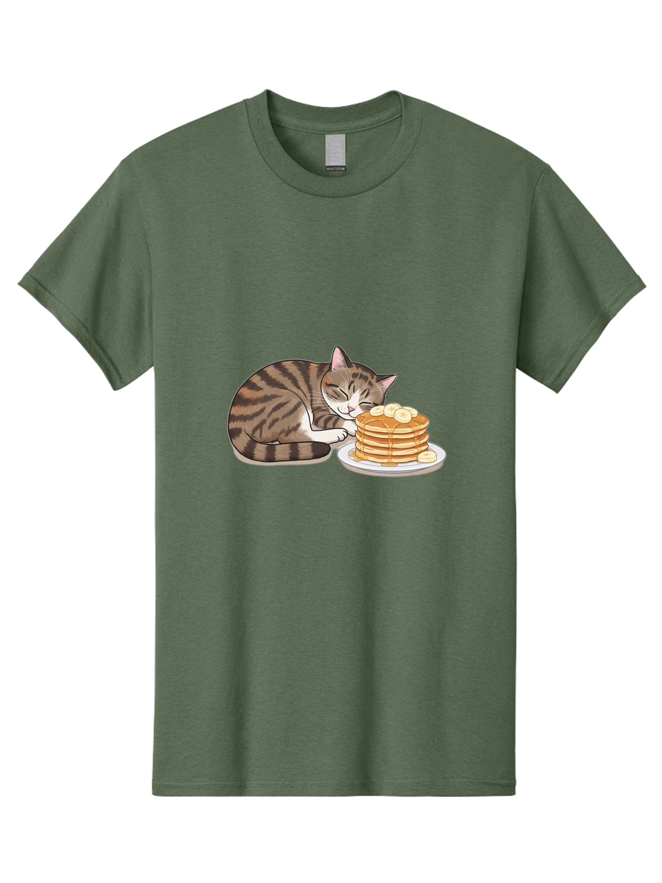 Cat-Pancakes Men'S Graphic Tee, 100% Cotton, Comfortable Casual Summer Wear, Machine Washable, Vintage Camera, Old Camera, Antique Camera, Black Camera, Classic Photography, Photography Equipment, Nostalgic Device, Film Camera, Camera Art Bak215