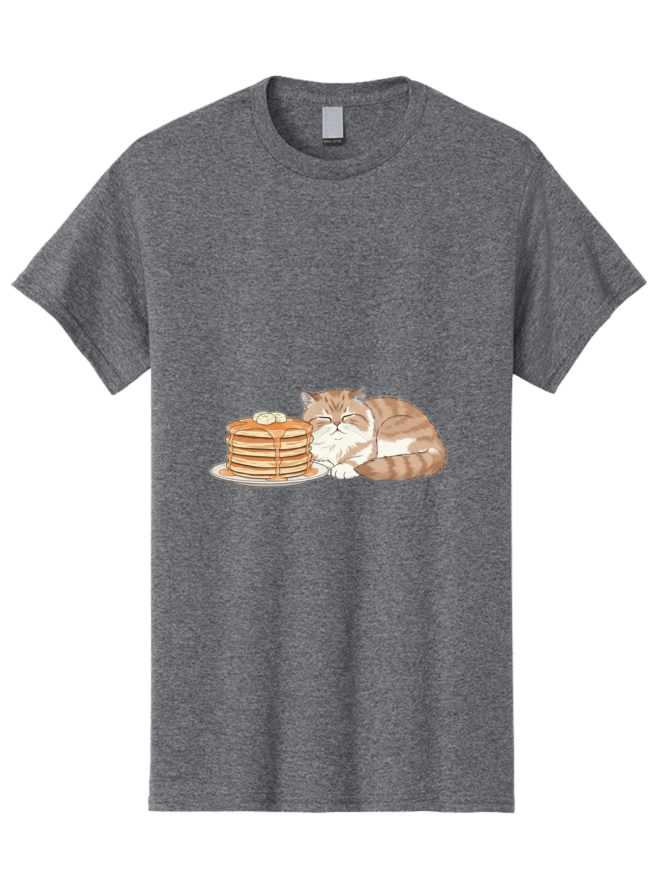 Cat-Sleeping-Beside-Pancakes Men'S Graphic Tee, 100% Cotton, Comfortable Casual Summer Wear, Machine Washable, Vintage Camera, Old Camera, Antique Camera, Black Camera, Classic Photography, Photography Equipment, Nostalgic Device, Film Camera, Bak216