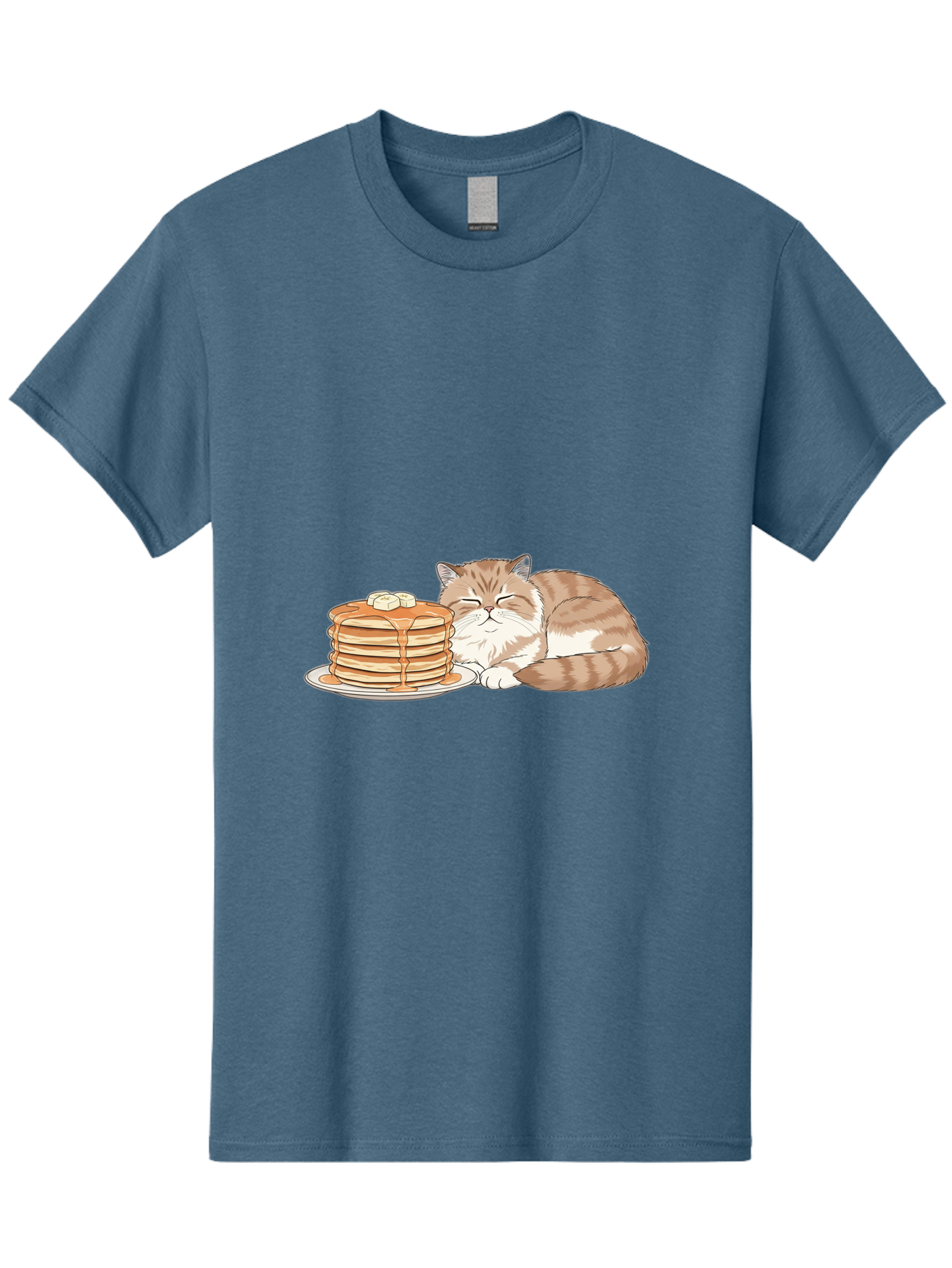 Cat-Sleeping-Beside-Pancakes Men'S Graphic Tee, 100% Cotton, Comfortable Casual Summer Wear, Machine Washable, Vintage Camera, Old Camera, Antique Camera, Black Camera, Classic Photography, Photography Equipment, Nostalgic Device, Film Camera, Bak216
