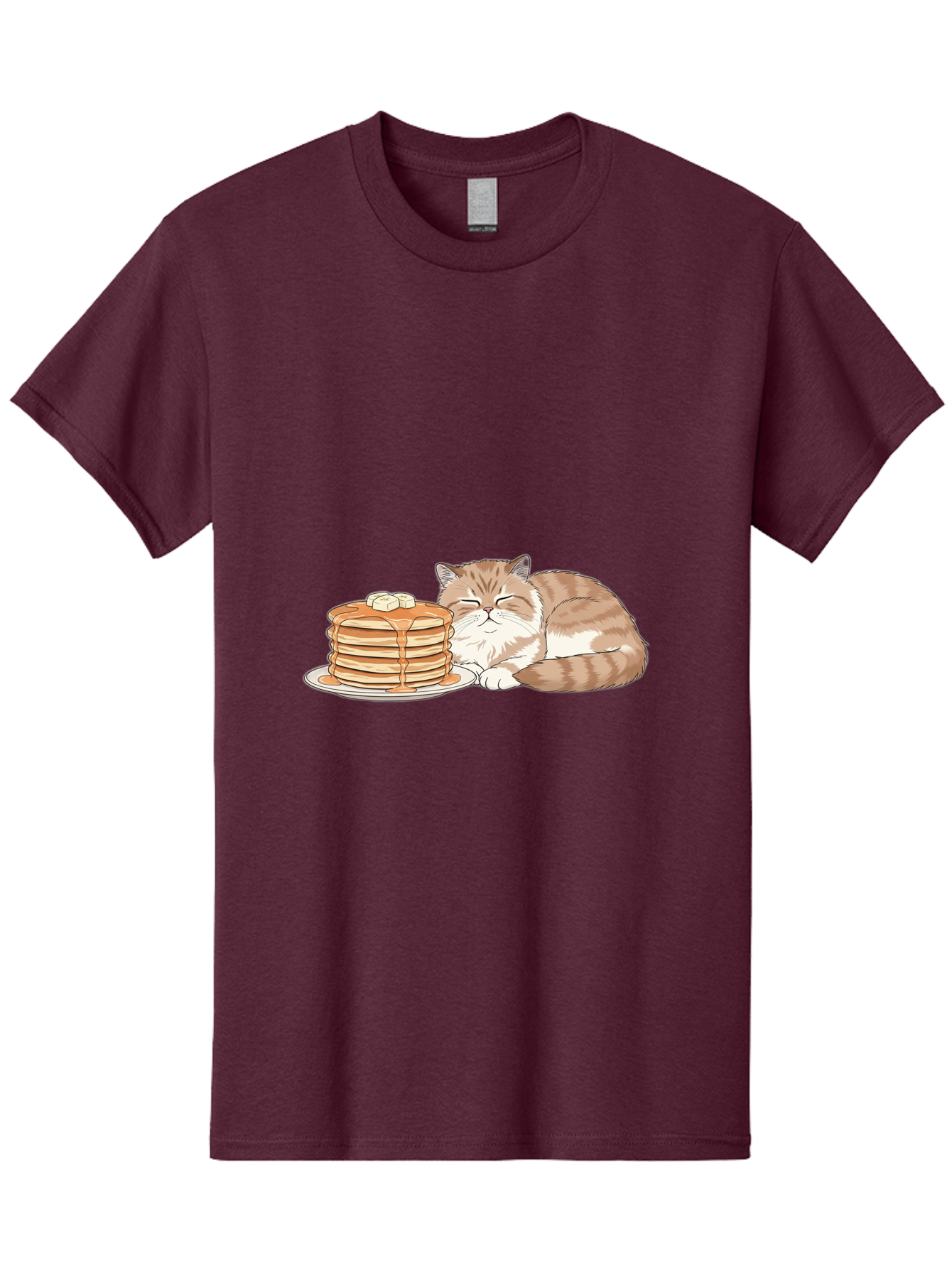 Cat-Sleeping-Beside-Pancakes Men'S Graphic Tee, 100% Cotton, Comfortable Casual Summer Wear, Machine Washable, Vintage Camera, Old Camera, Antique Camera, Black Camera, Classic Photography, Photography Equipment, Nostalgic Device, Film Camera, Bak216