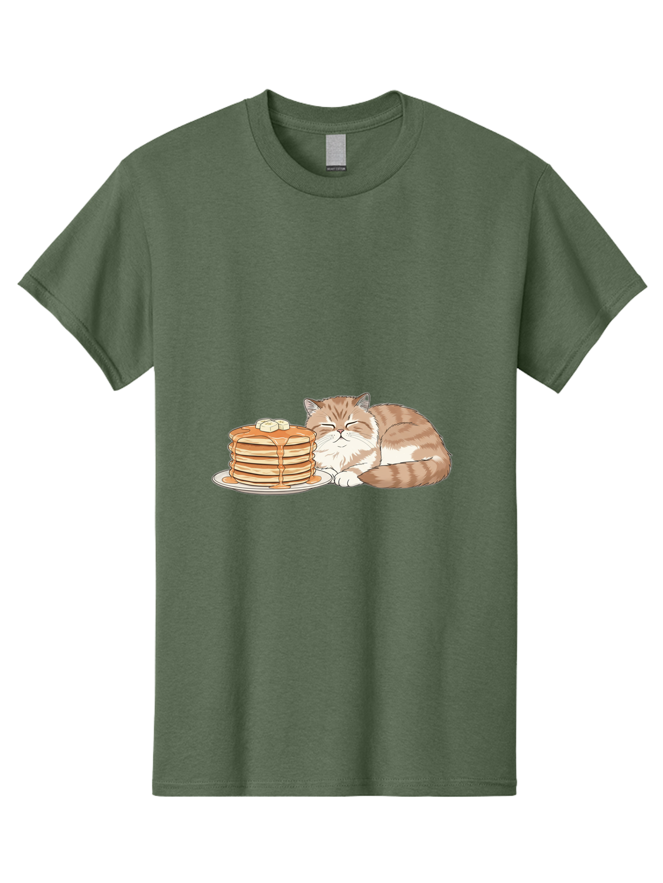 Cat-Sleeping-Beside-Pancakes Men'S Graphic Tee, 100% Cotton, Comfortable Casual Summer Wear, Machine Washable, Vintage Camera, Old Camera, Antique Camera, Black Camera, Classic Photography, Photography Equipment, Nostalgic Device, Film Camera, Bak216