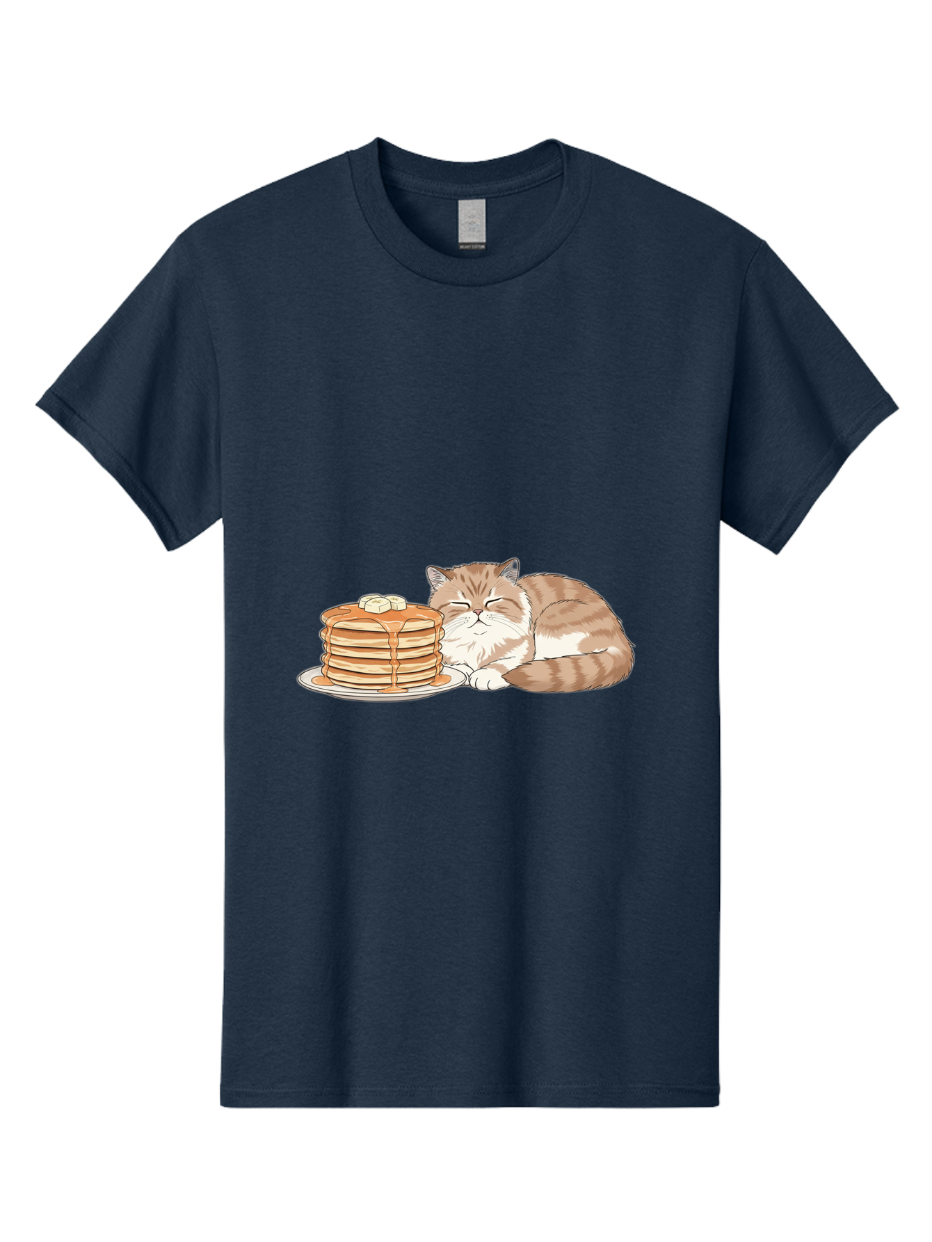 Cat-Sleeping-Beside-Pancakes Men'S Graphic Tee, 100% Cotton, Comfortable Casual Summer Wear, Machine Washable, Vintage Camera, Old Camera, Antique Camera, Black Camera, Classic Photography, Photography Equipment, Nostalgic Device, Film Camera, Bak216