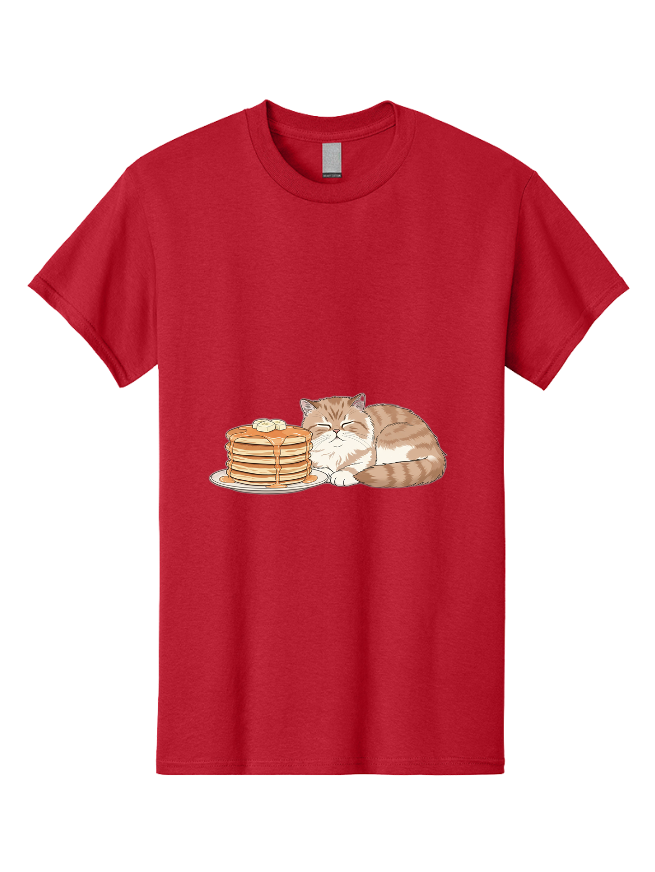 Cat-Sleeping-Beside-Pancakes Men'S Graphic Tee, 100% Cotton, Comfortable Casual Summer Wear, Machine Washable, Vintage Camera, Old Camera, Antique Camera, Black Camera, Classic Photography, Photography Equipment, Nostalgic Device, Film Camera, Bak216